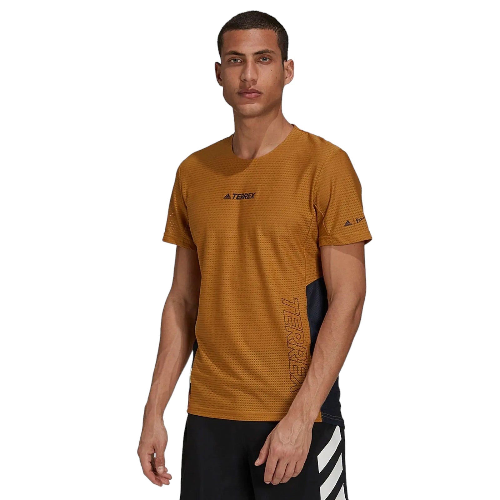 adidas Terrex Parley Agravic Trail Running Pro T-Shirt - Brown - ViaductClothing - -