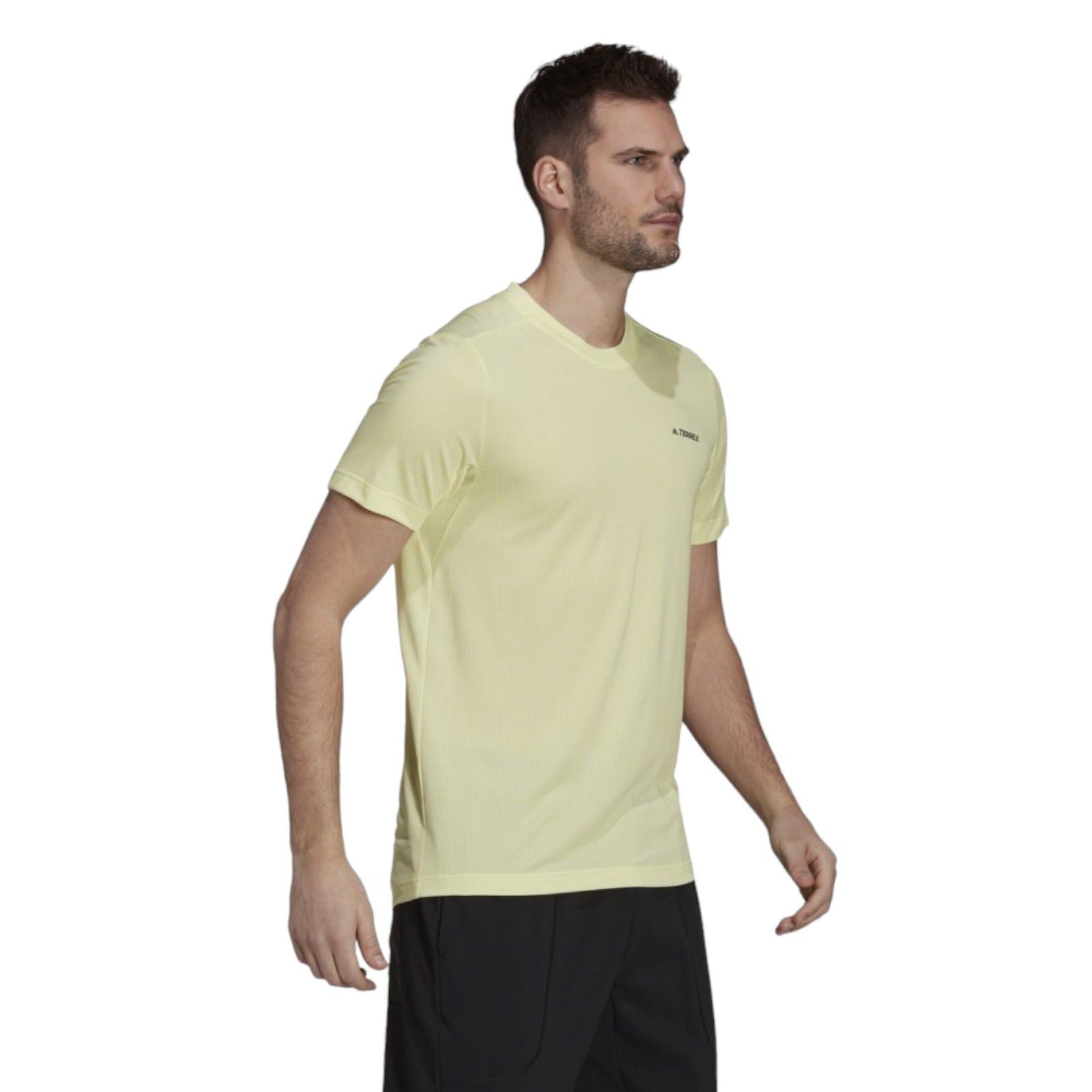 adidas Terrex Tivid Hiking T-Shirt - Yellow - ViaductClothing - -