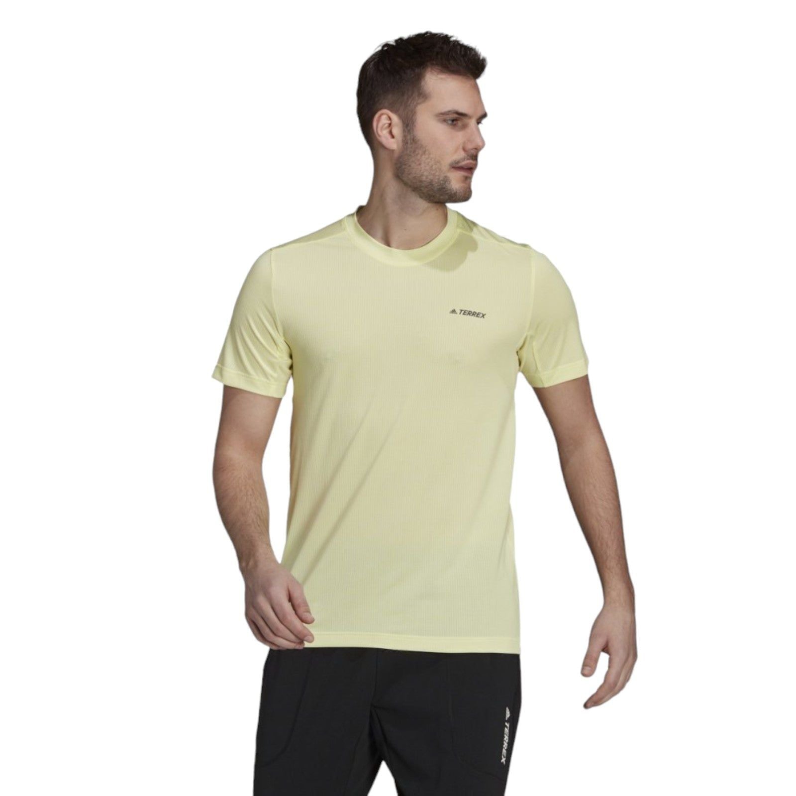 adidas Terrex Tivid Hiking T-Shirt - Yellow - ViaductClothing - -