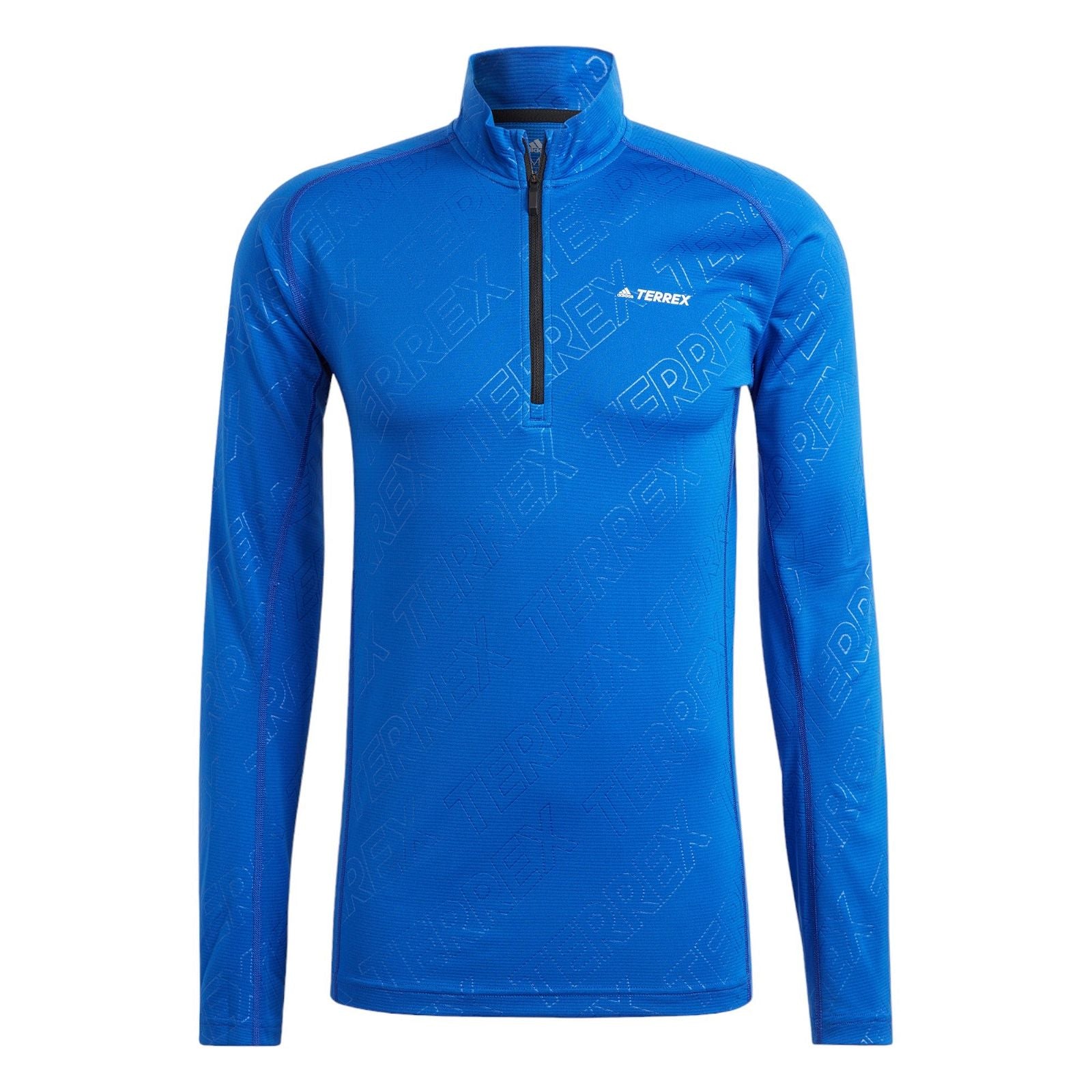 adidas Terrex Tracerocker Half-Zip Long-Sleeve Top - Blue - ViaductClothing - -