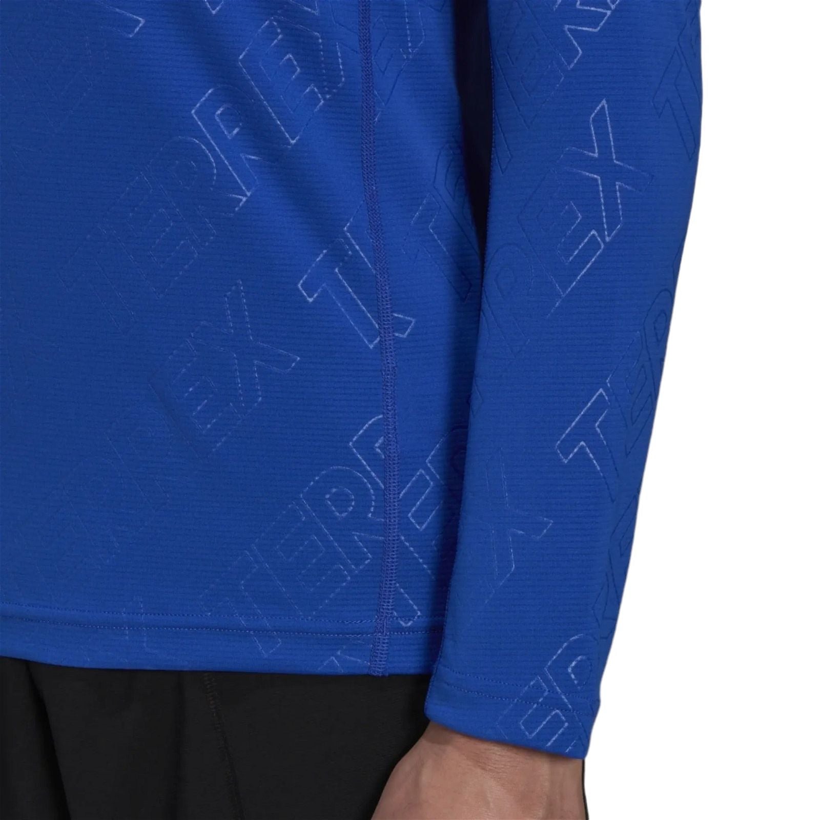 adidas Terrex Tracerocker Half-Zip Long-Sleeve Top - Blue - ViaductClothing - -