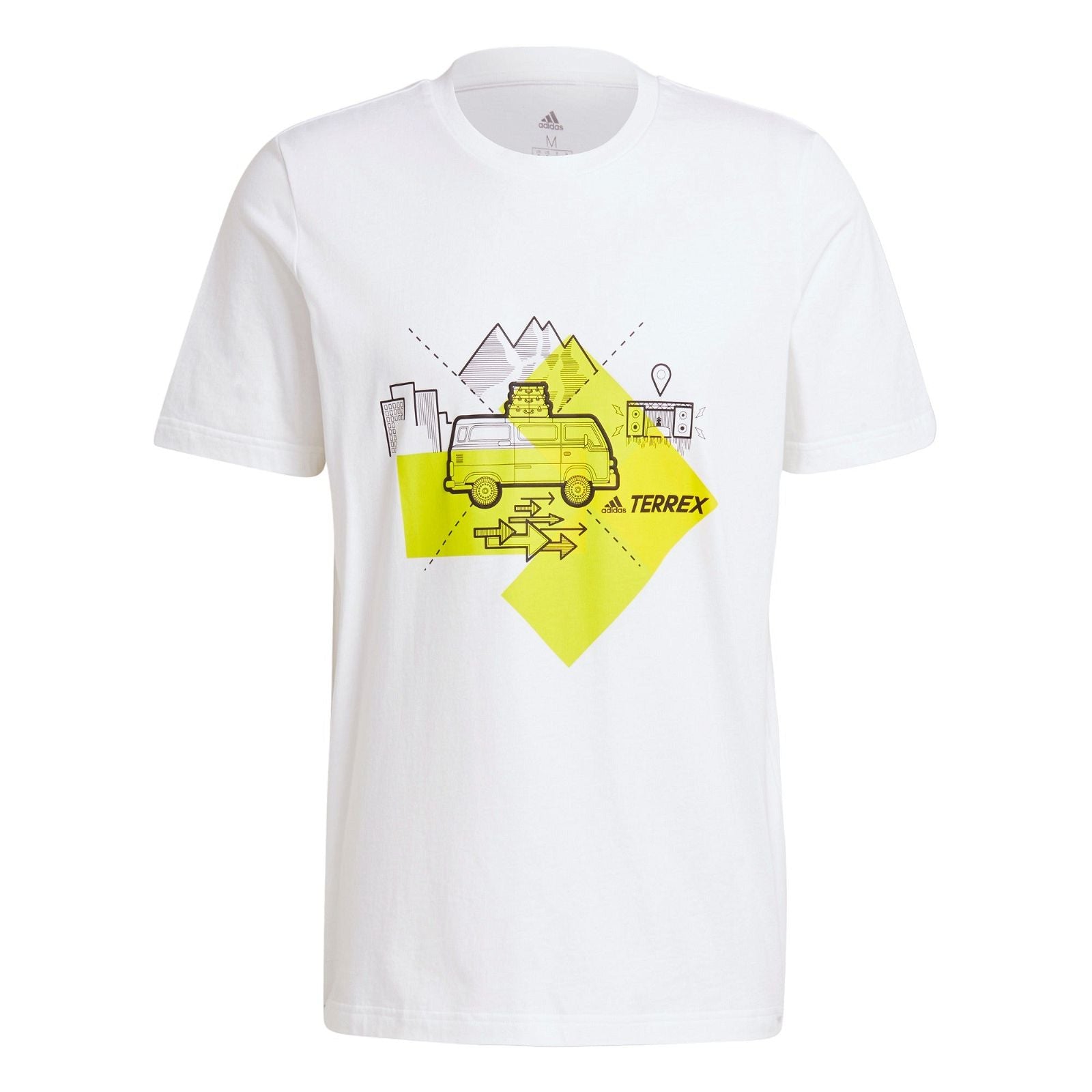 adidas Terrex Travel Graphic Tee - White - ViaductClothing - -