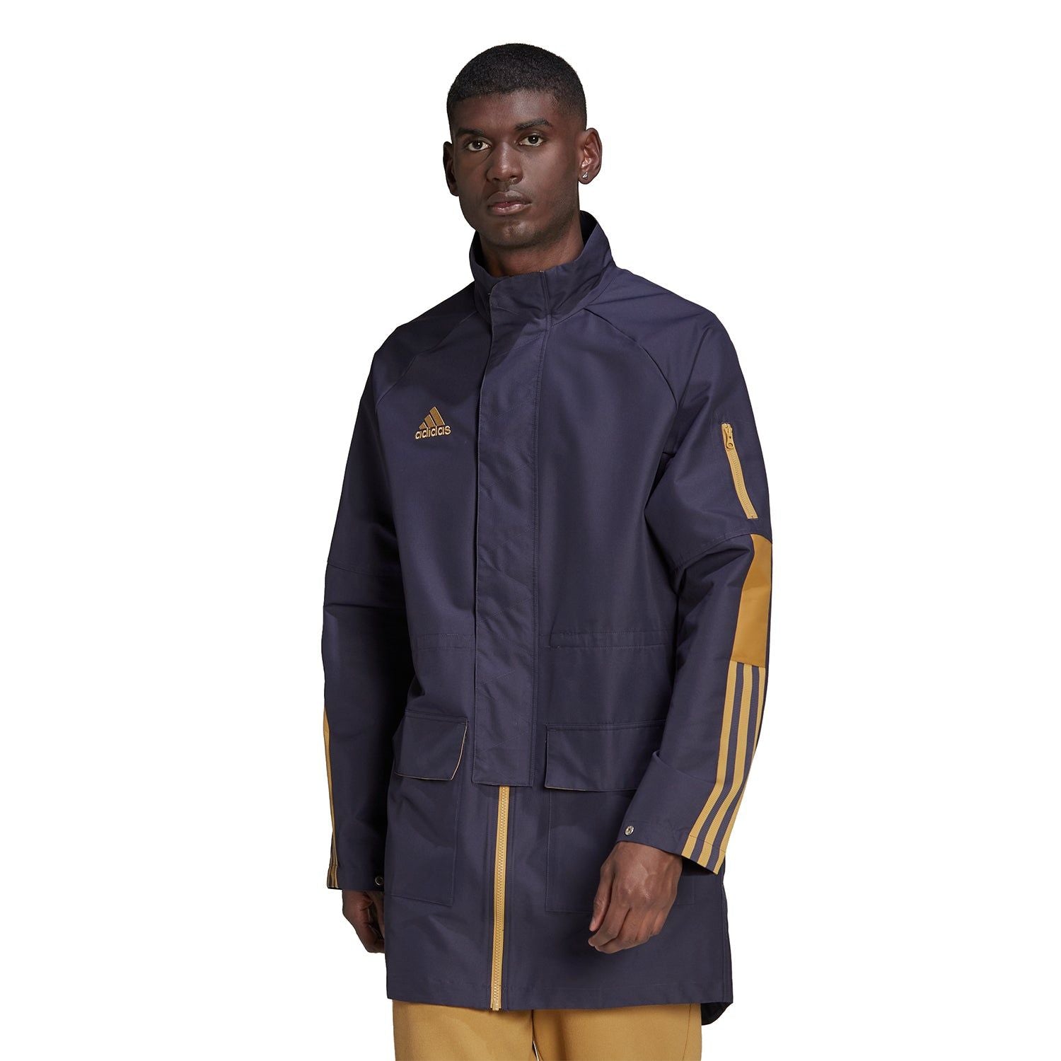 adidas Tiro Football Parka - Shadow Navy - ViaductClothing - -