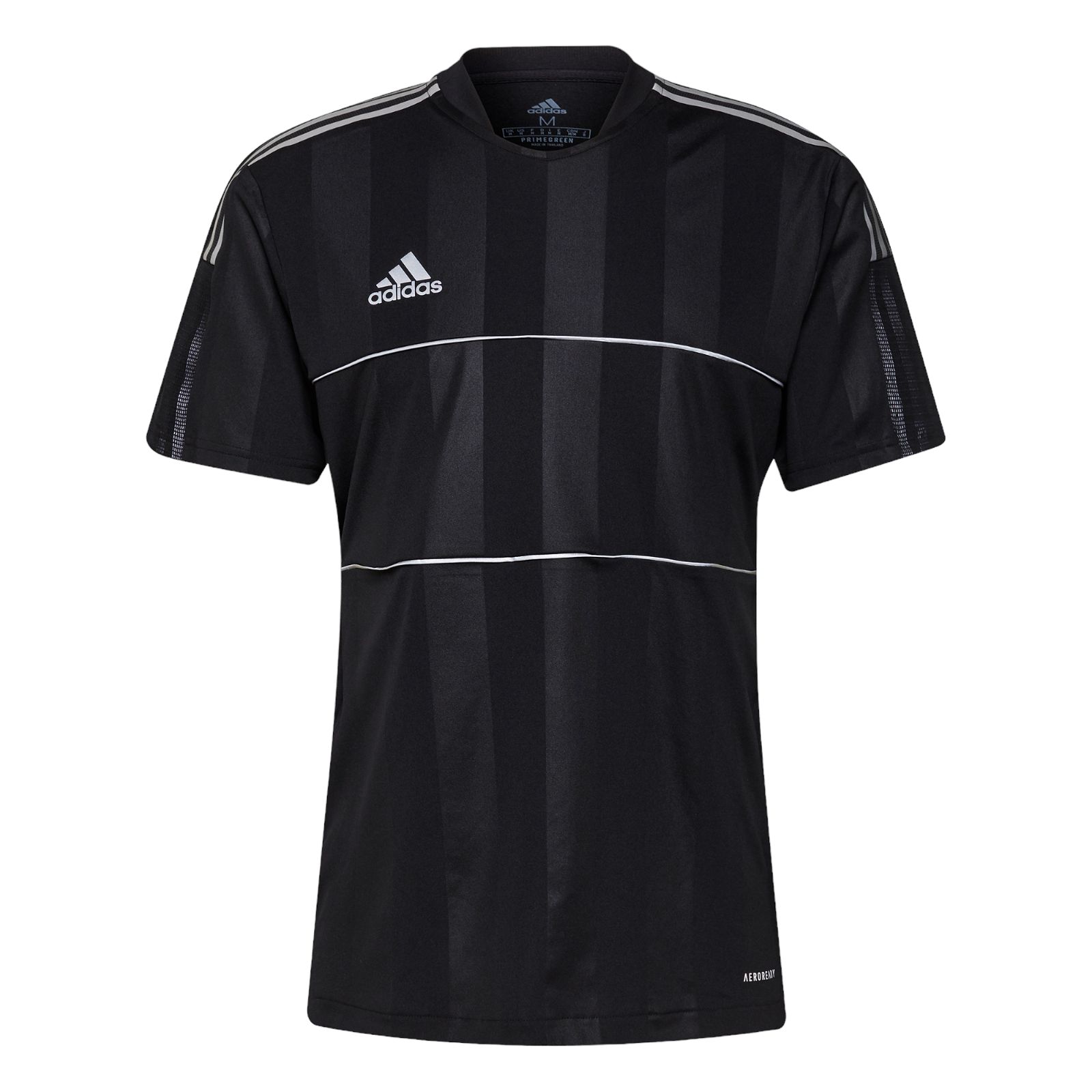 adidas Tiro Retro Reflective Striped Jersey - Black - ViaductClothing - -