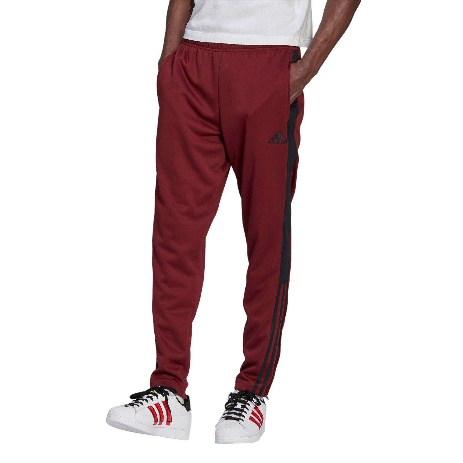 adidas Tiro Track Pants - Shadow Red - ViaductClothing - -