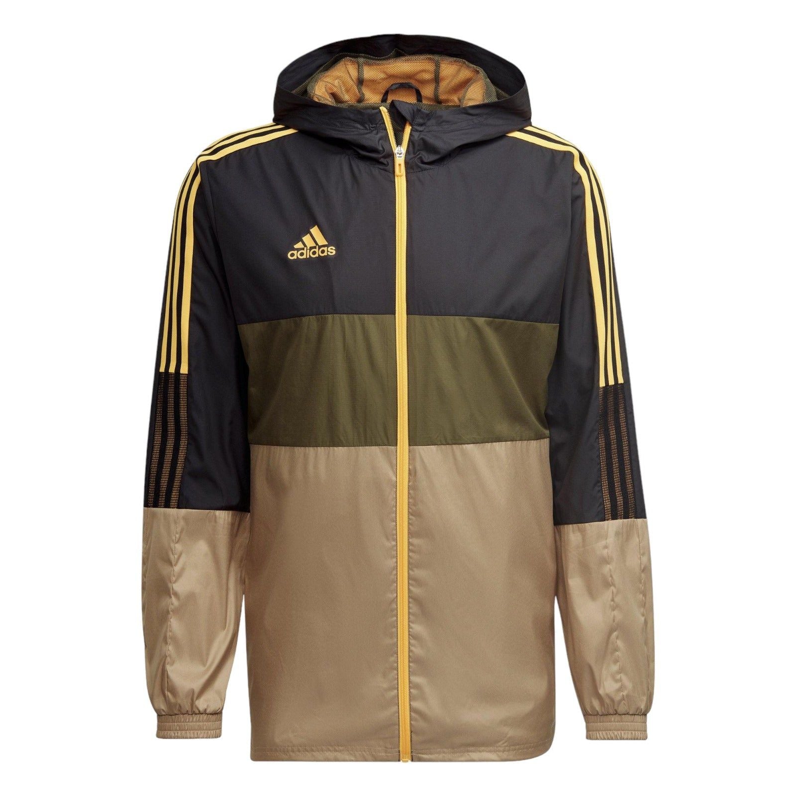 adidas Tiro Winterized Windbreaker Jacket - Brown - ViaductClothing - -
