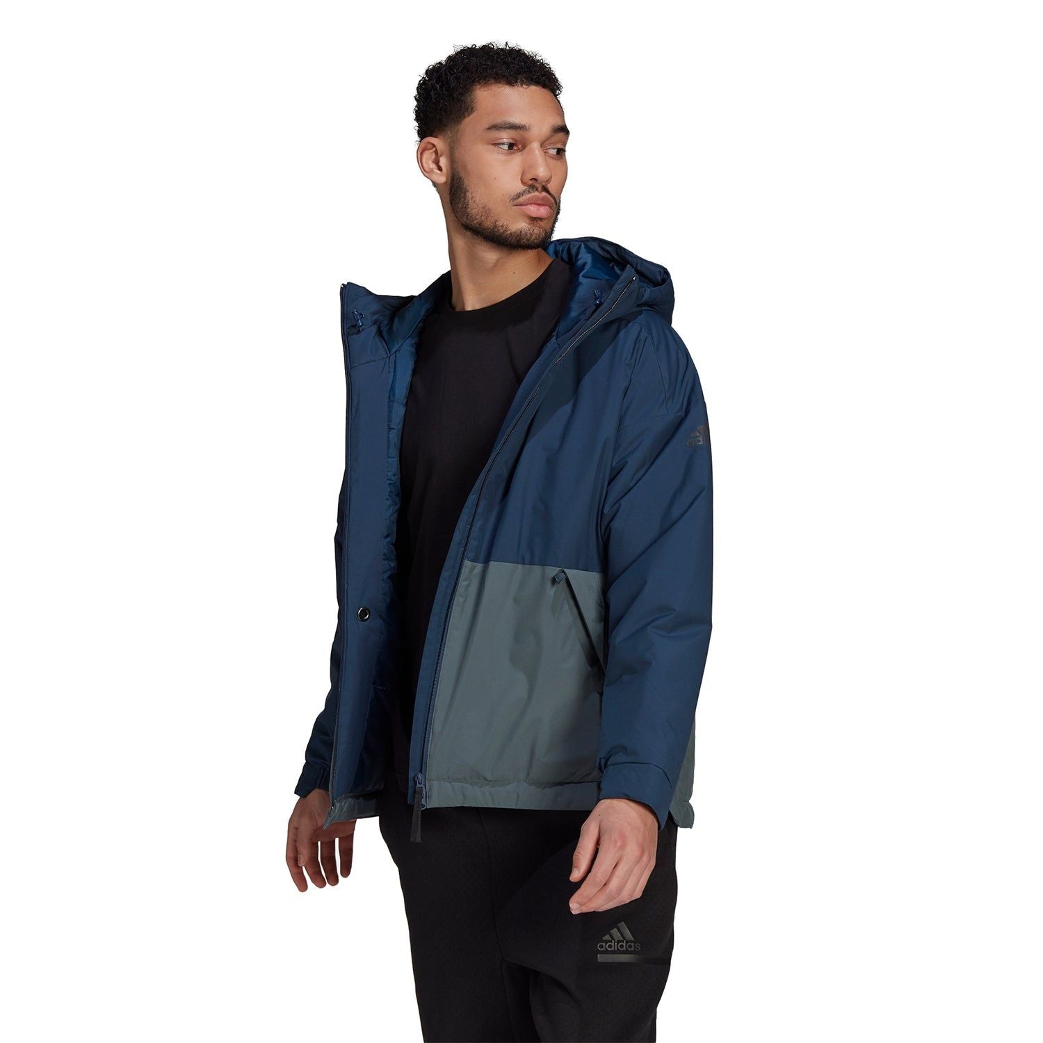 adidas Traveer Insulated Winter Jacket - Navy - ViaductClothing - -