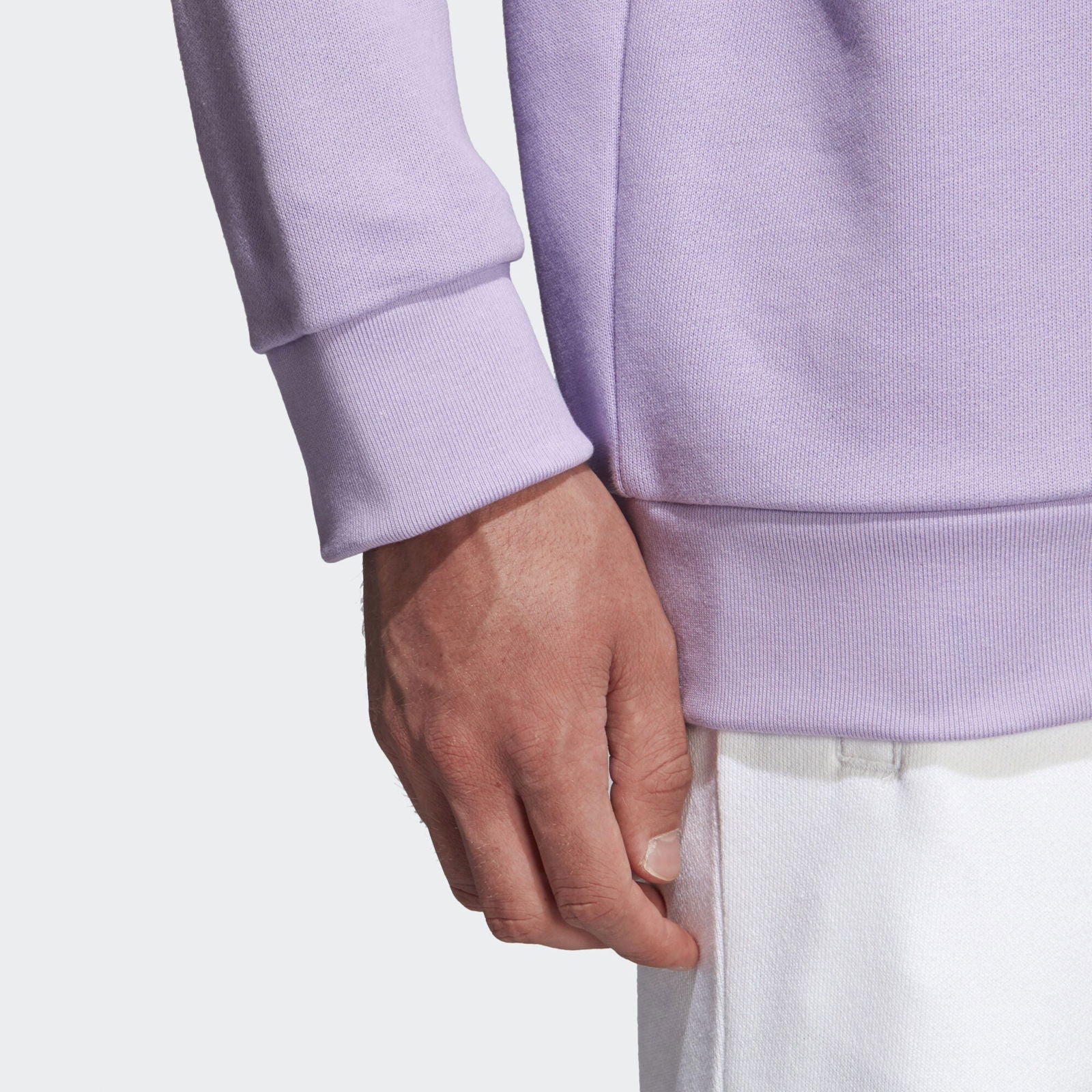 adidas Trefoil Crew Sweatshirt - Purple Glow - ViaductClothing - -