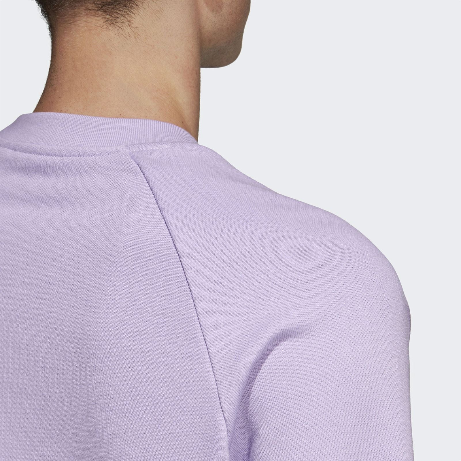 adidas Trefoil Crew Sweatshirt - Purple Glow - ViaductClothing - -