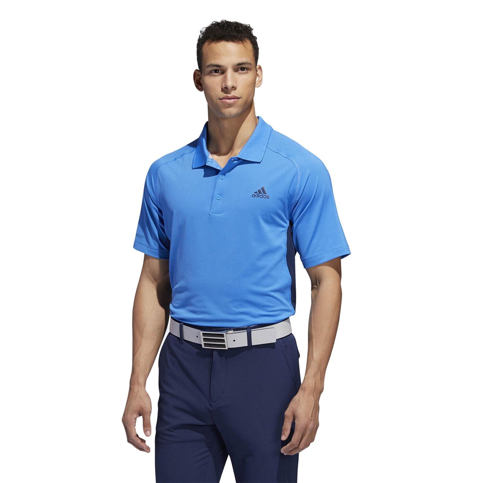 adidas Ultimate365 Climacool Solid Polo - Blue - ViaductClothing - -