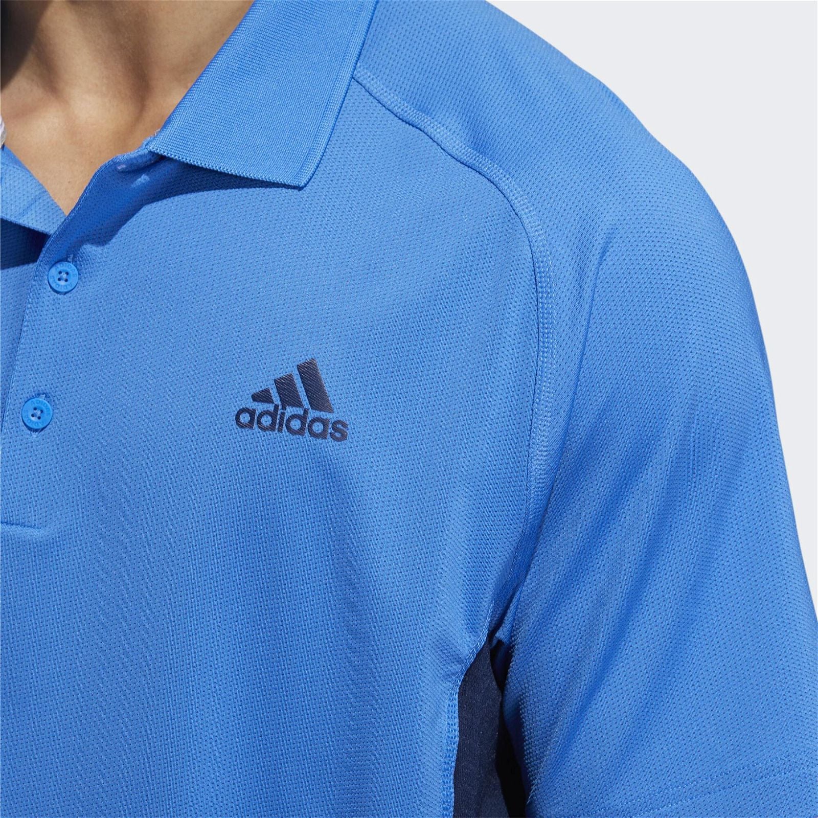 adidas Ultimate365 Climacool Solid Polo - Blue - ViaductClothing - -