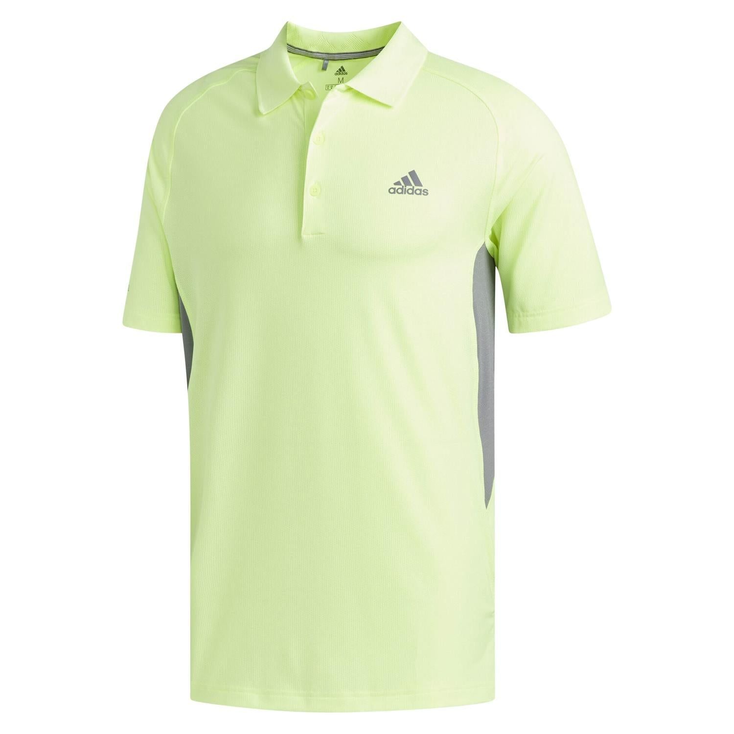 adidas Ultimate365 Climacool Solid Polo Shirt - Yellow - ViaductClothing - -