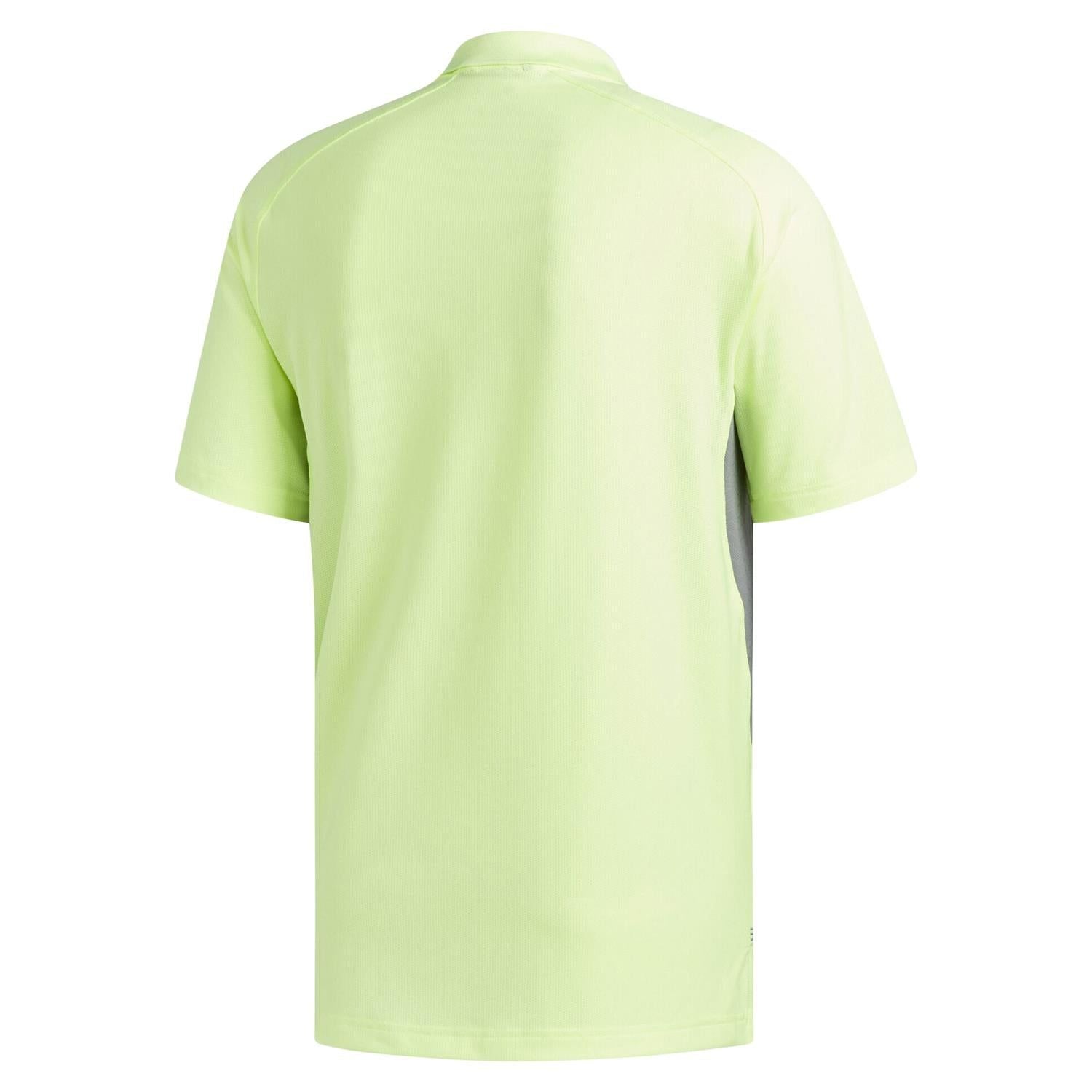 adidas Ultimate365 Climacool Solid Polo Shirt - Yellow - ViaductClothing - -