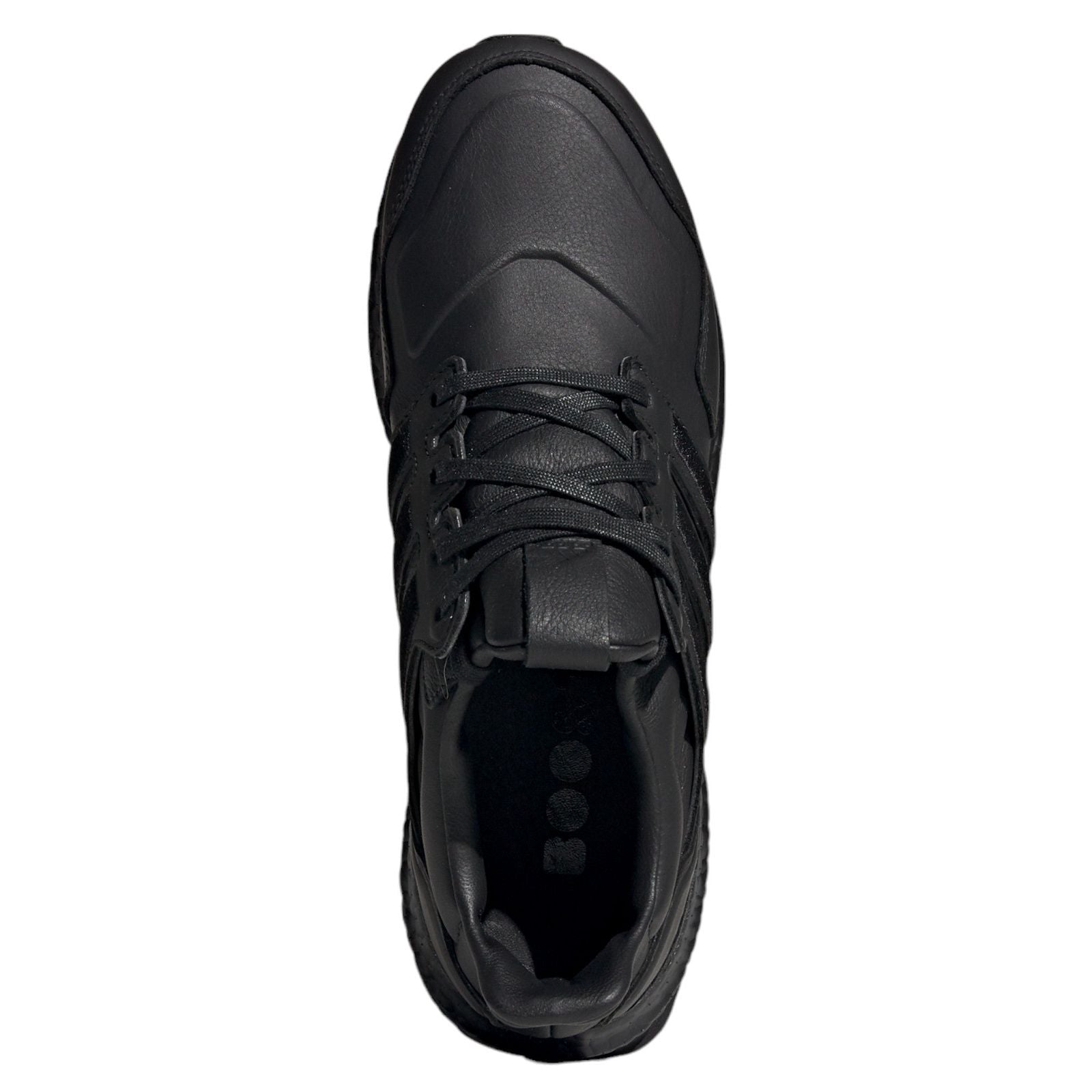 adidas Ultraboost Leather Shoes - Black - ViaductClothing - -