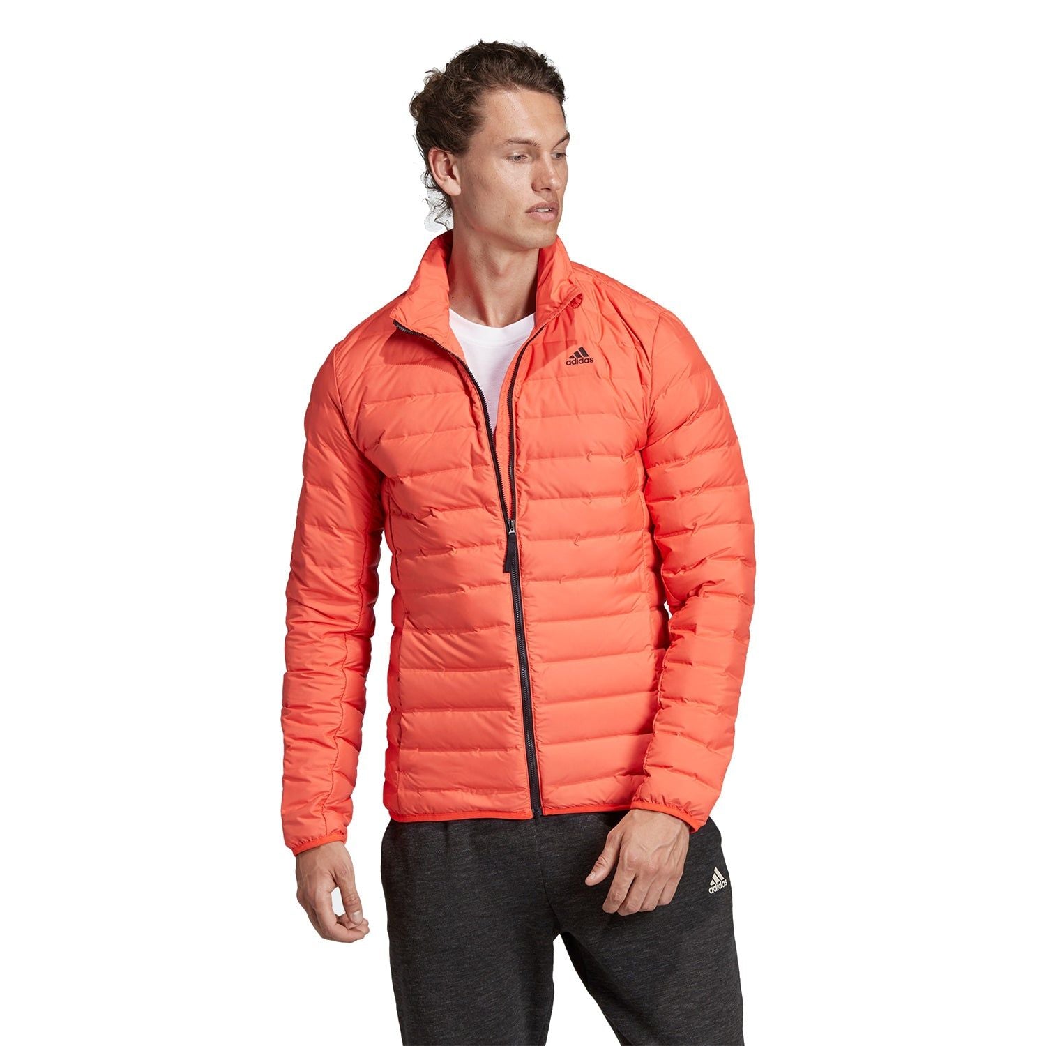 adidas Varilite Down Padded Jacket - Orange - ViaductClothing - -