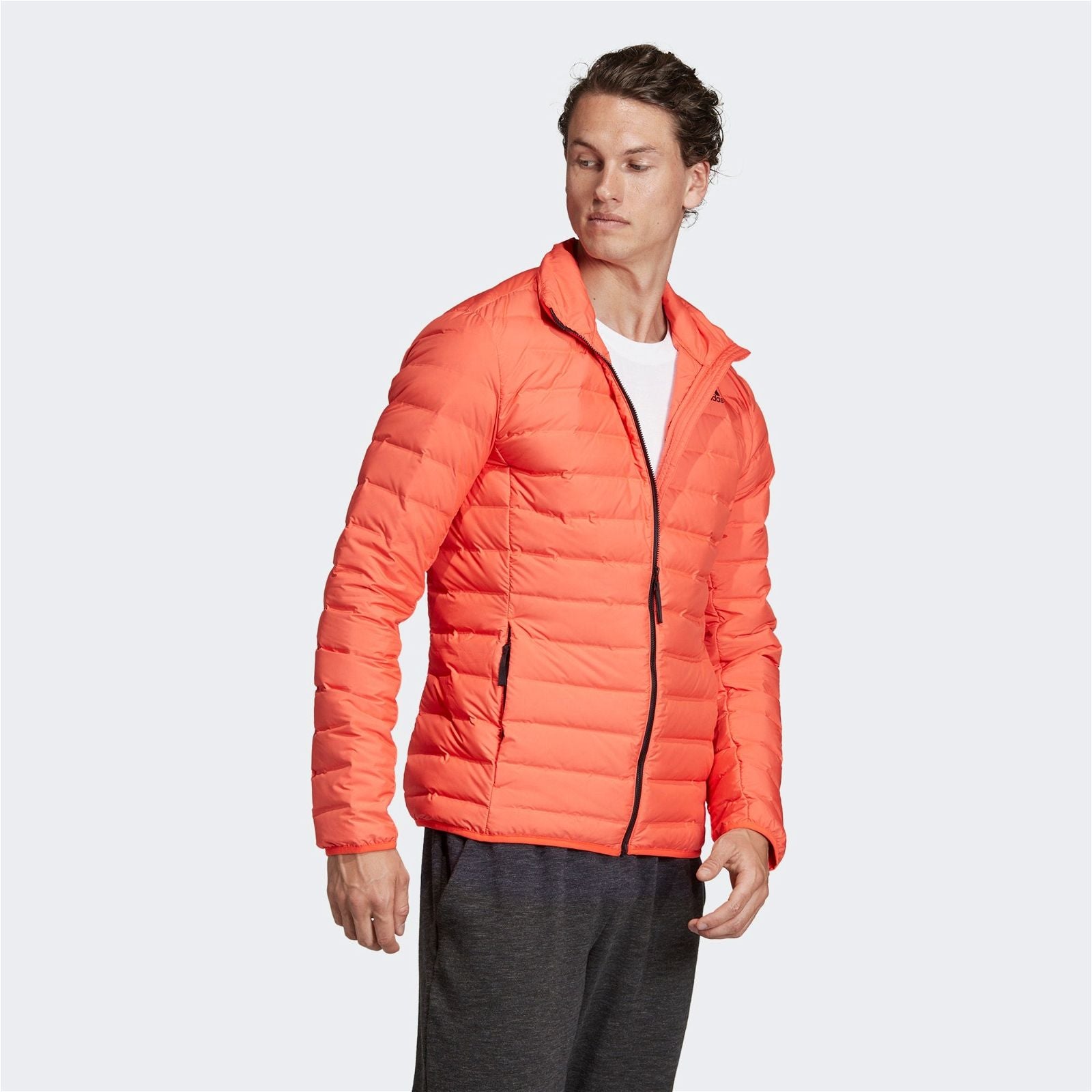 adidas Varilite Down Padded Jacket - Orange - ViaductClothing - -