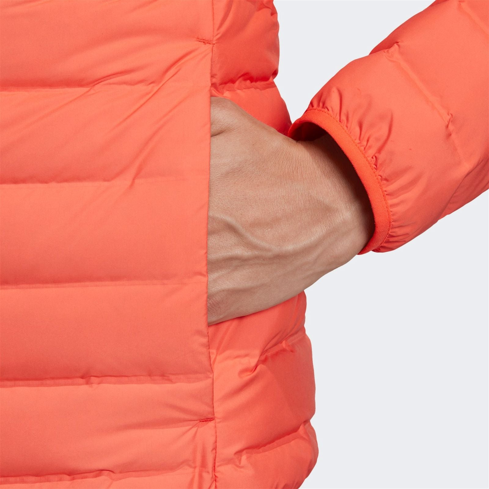 adidas Varilite Down Padded Jacket - Orange - ViaductClothing - -