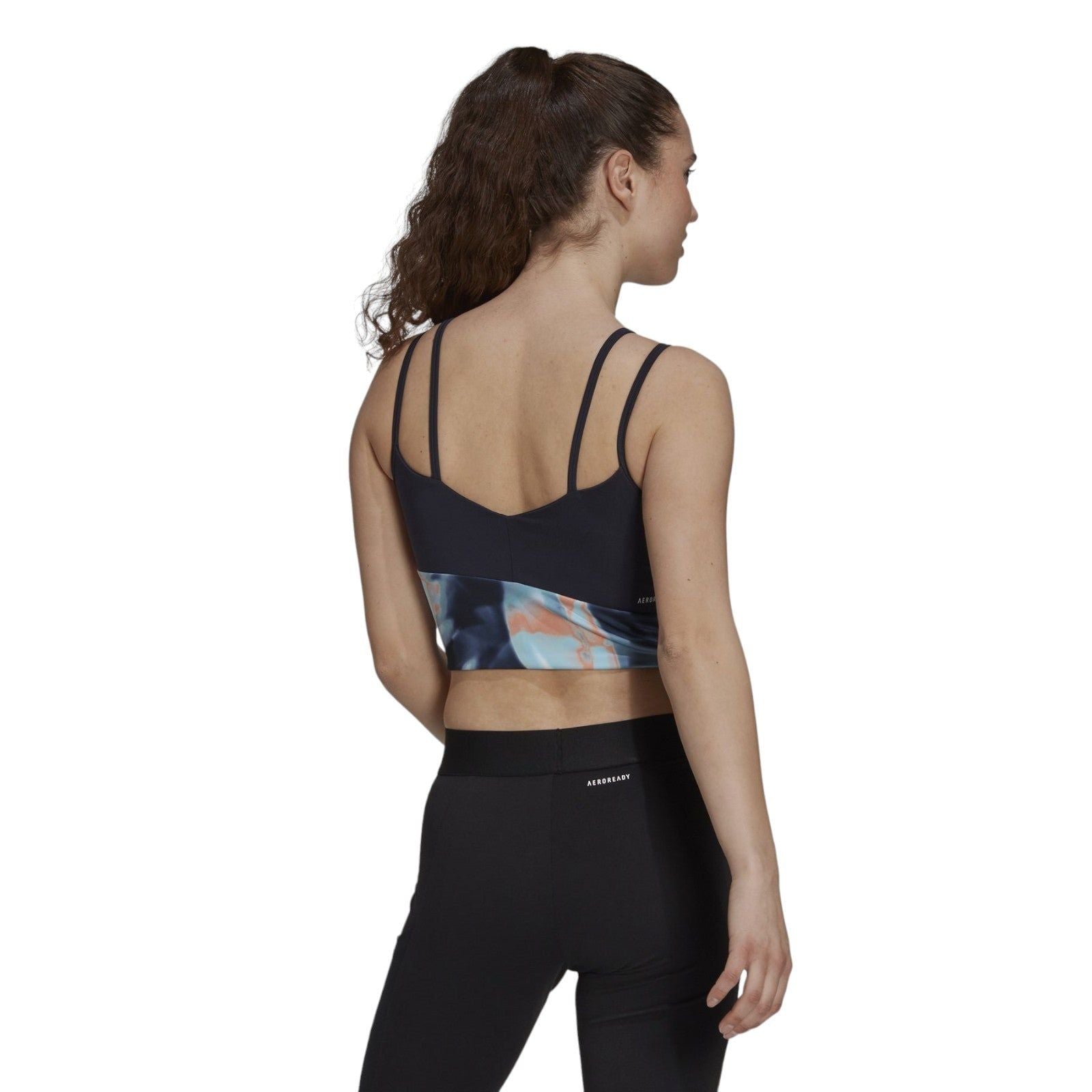 adidas Women's AEROREADY You for You Bra Top - Navy - ViaductClothing - -