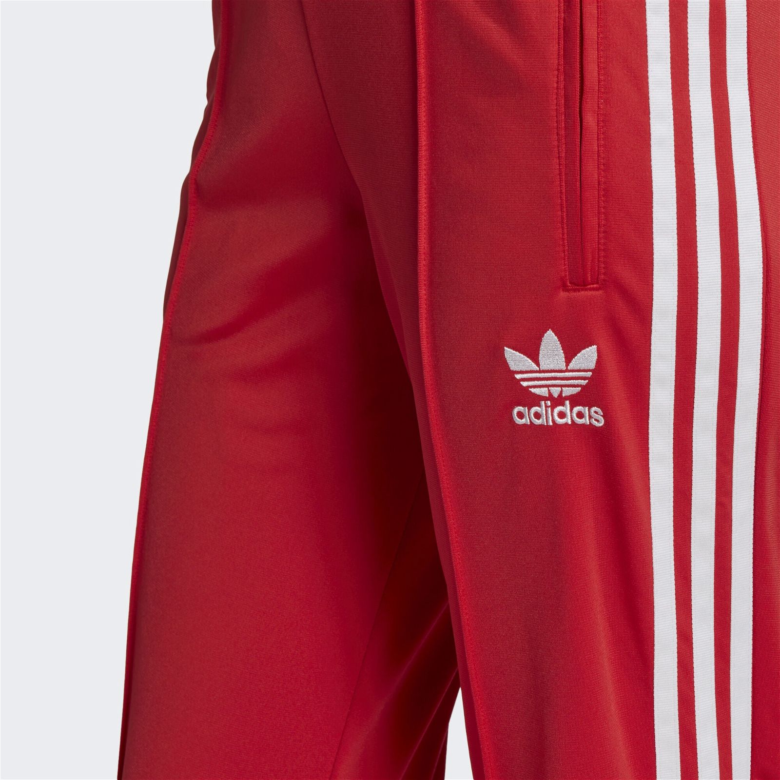 adidas Women's Firebird Tracksuit Bottoms - Red - ViaductClothing - -