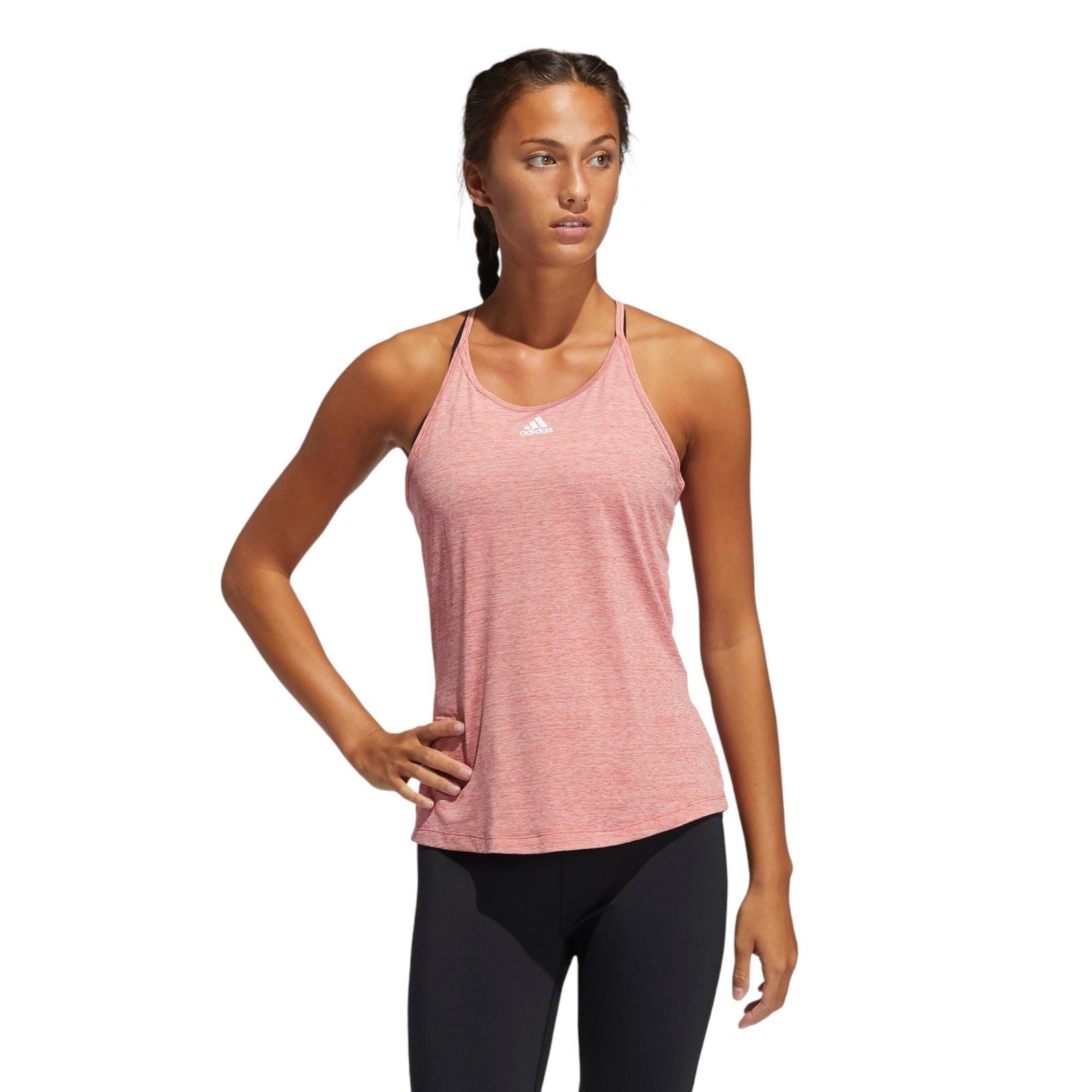 adidas Women's Performance Tank Top - Pink - ViaductClothing - -