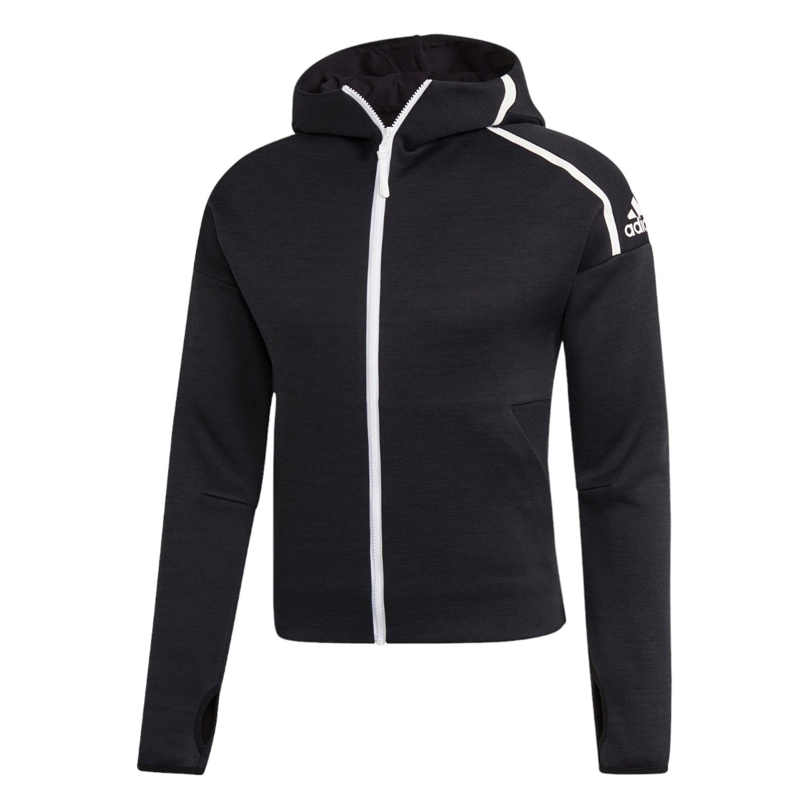 adidas Women's Z.N.E. Hoodie Fast Release Zipper - Black - ViaductClothing - -