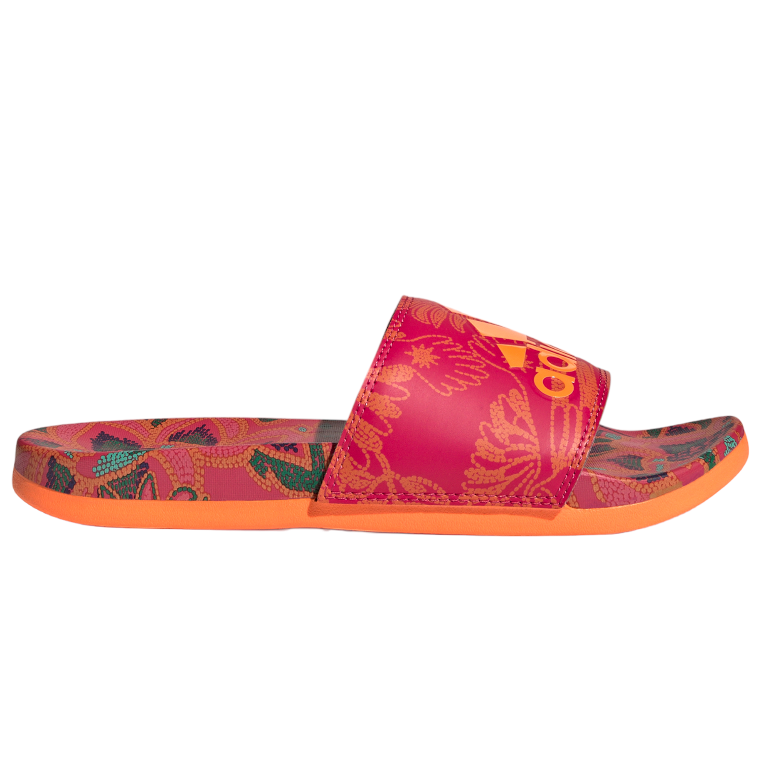 adidas Womens Adilette Comfort Sandals - Orange - ViaductClothing - -