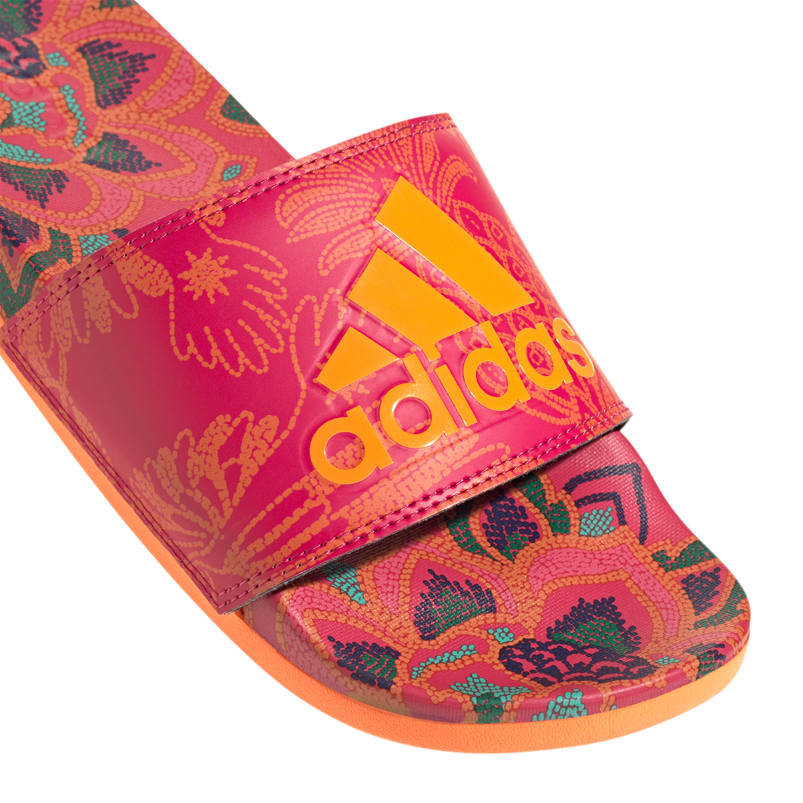 adidas Womens Adilette Comfort Sandals - Orange - ViaductClothing - -