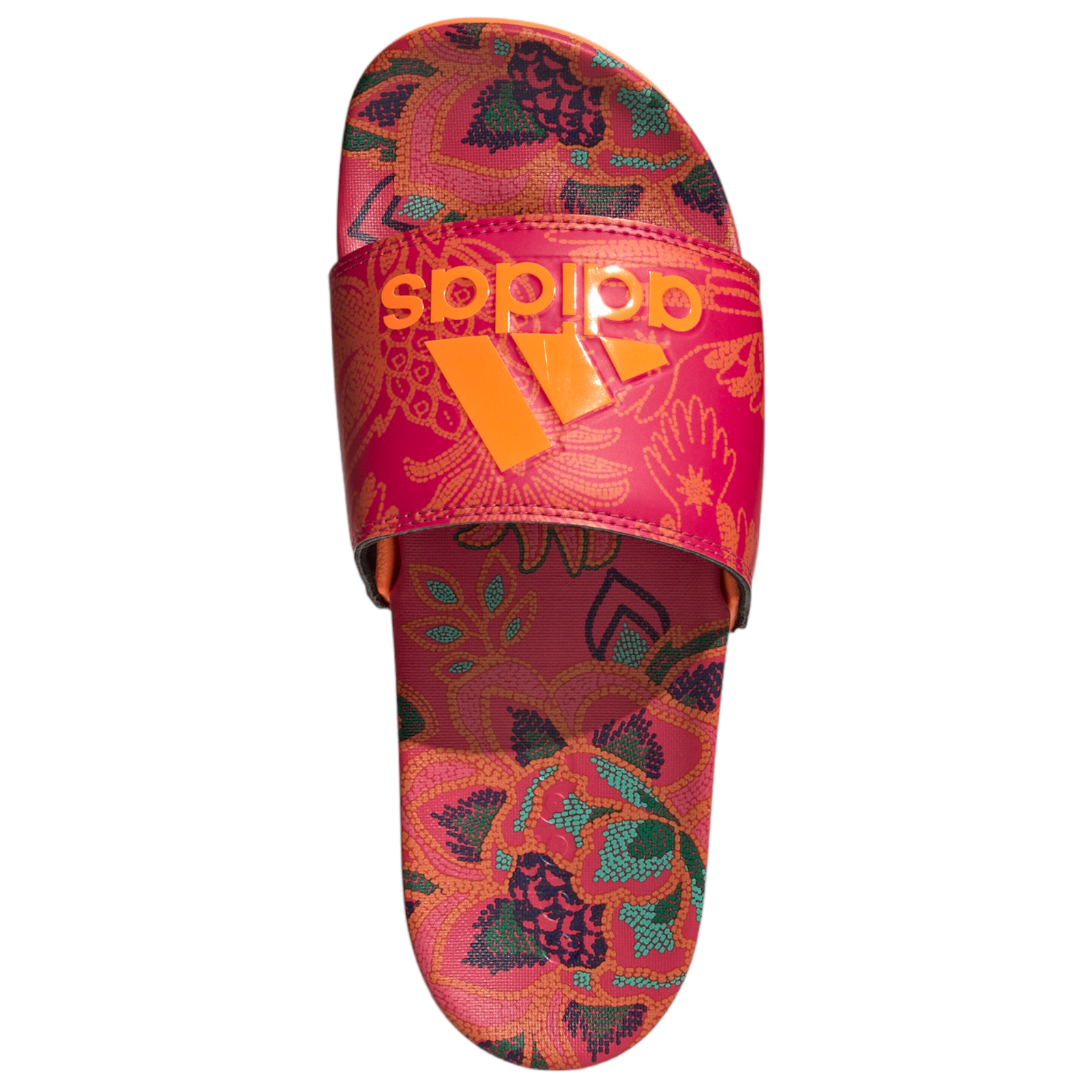 adidas Womens Adilette Comfort Sandals - Orange - ViaductClothing - -