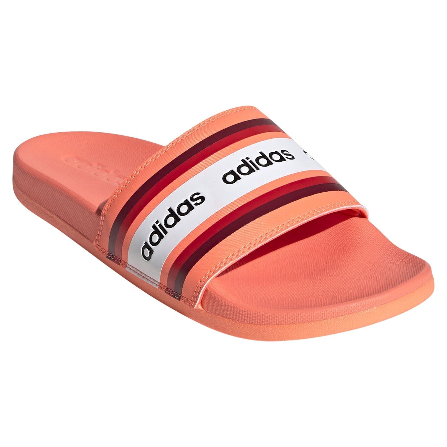 adidas Womens FARM Rio Adilette Comfort Slides - Orange - ViaductClothing - -