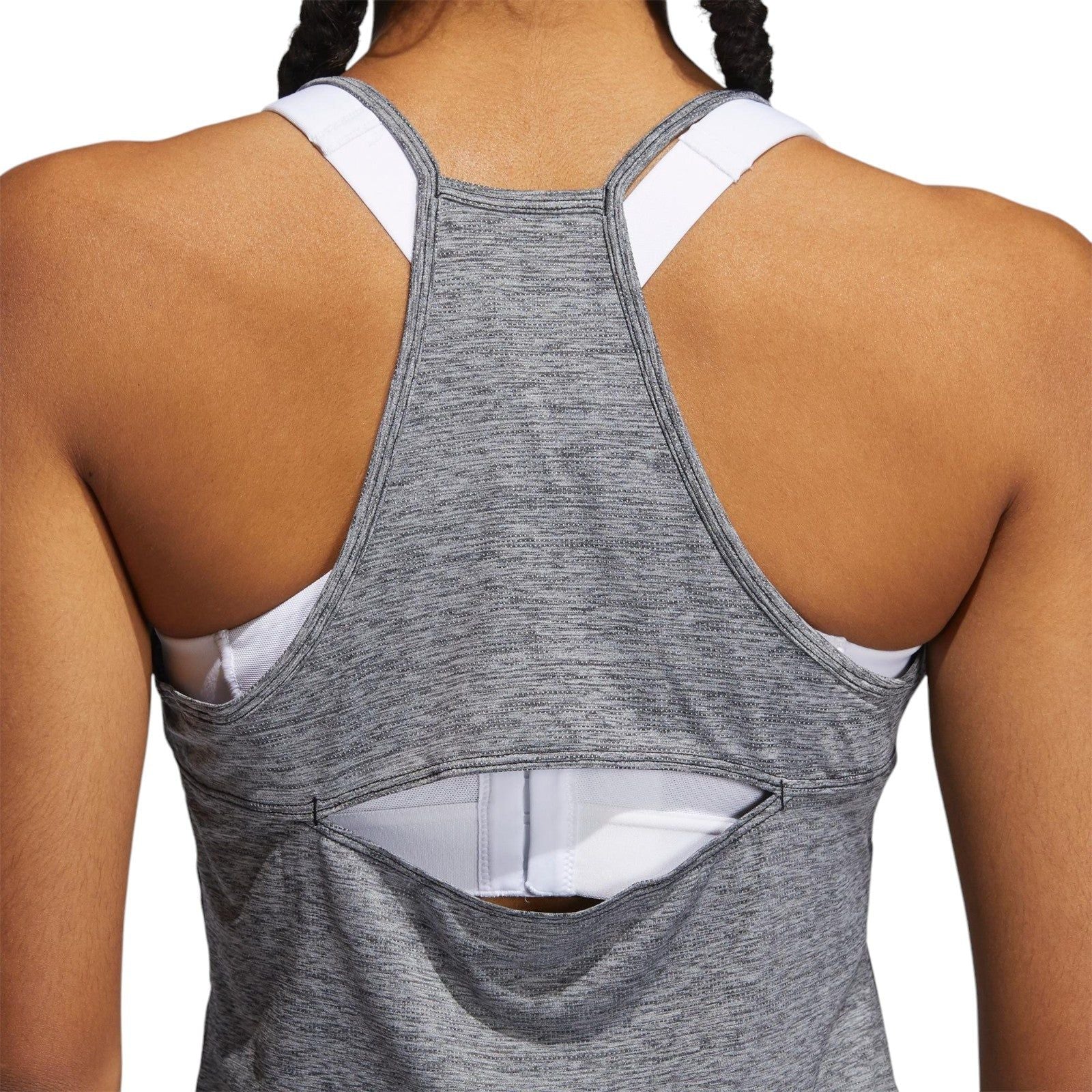 adidas Womens Performance Tank Top - Grey - ViaductClothing - -