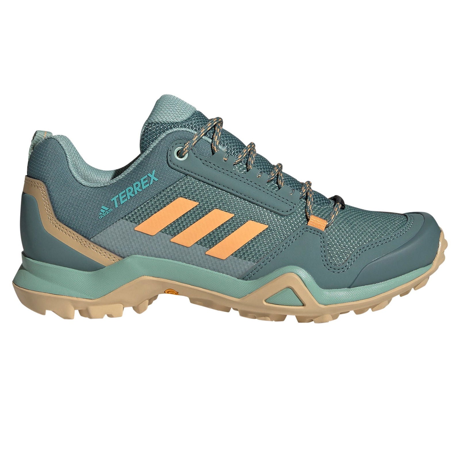 adidas Womens Terrex AX3 Hiking Shoes - Green - ViaductClothing - -