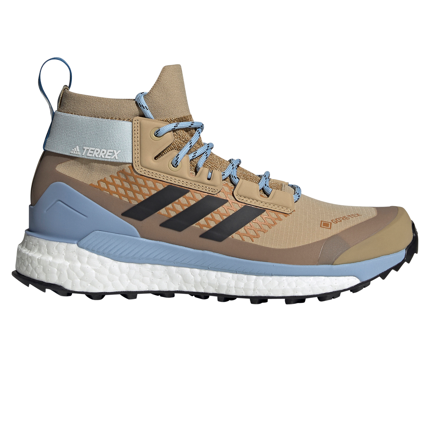 adidas Womens Terrex Free Hiker Gore-Tex Shoes - Beige - ViaductClothing - -