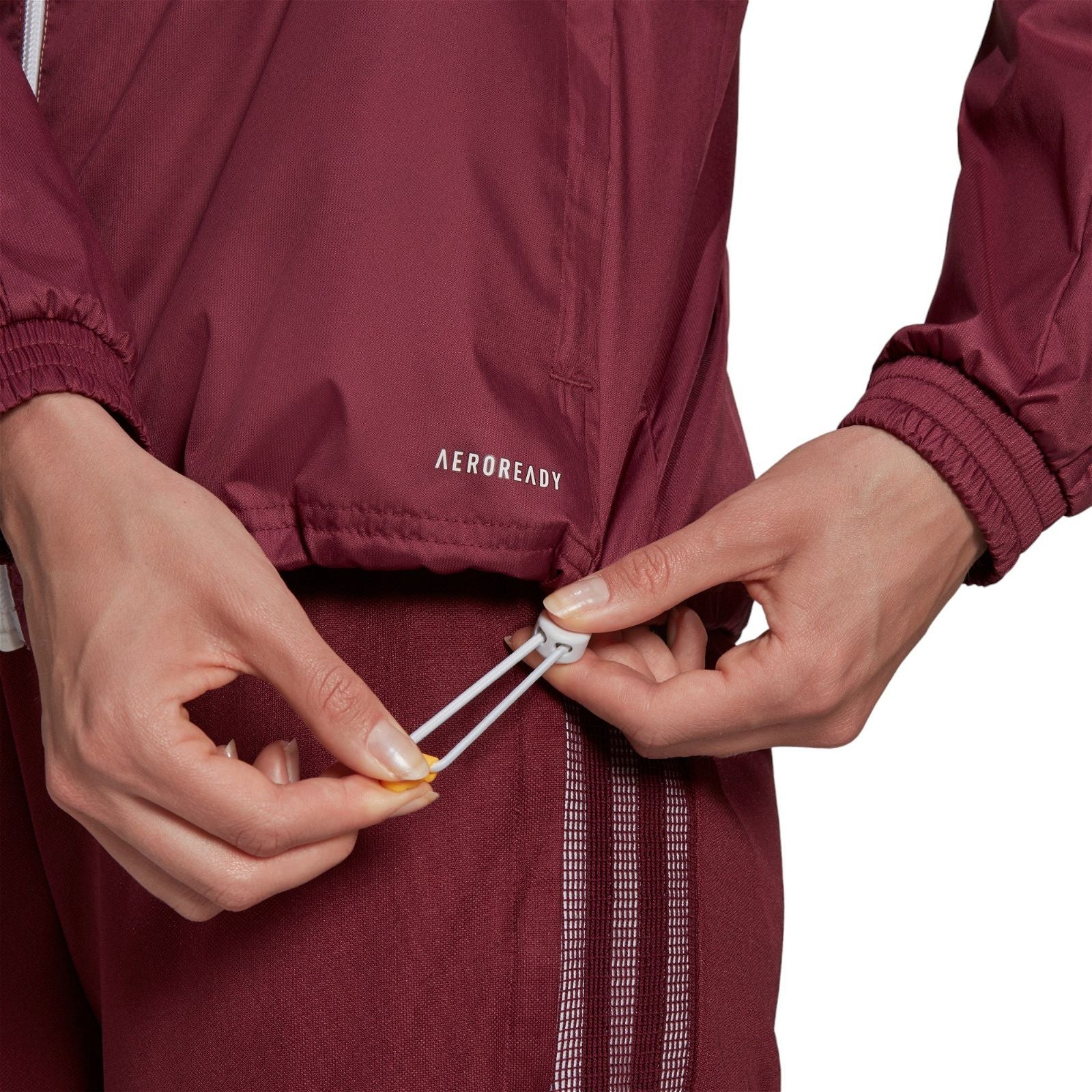 adidas Womens Tiro Winterized Windbreaker - Beige - ViaductClothing - -