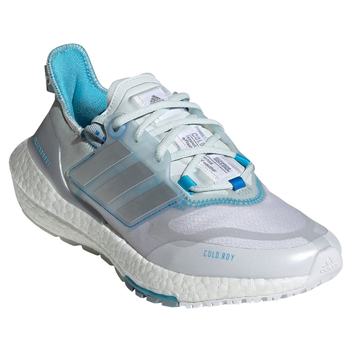 adidas Womens Ultra Boost 22 Cold.RDY Trainers - Blue Tint Silver Metallic - ViaductClothing - -