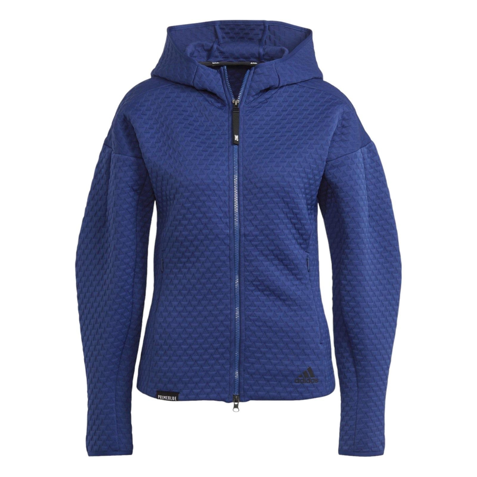 adidas Womens Z.N.E. Full Zip Hoodie - Victory Blue - ViaductClothing - -
