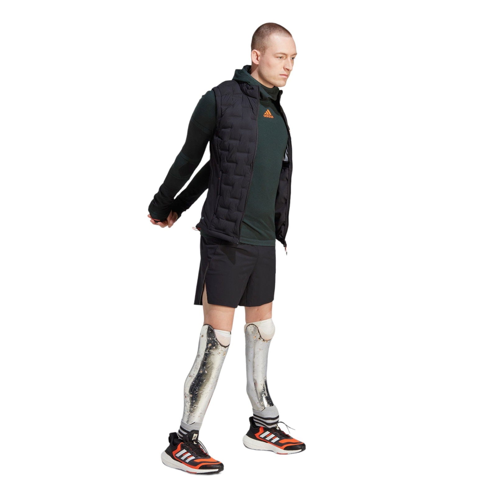 adidas X-City Vest Gilet - Black - ViaductClothing - -