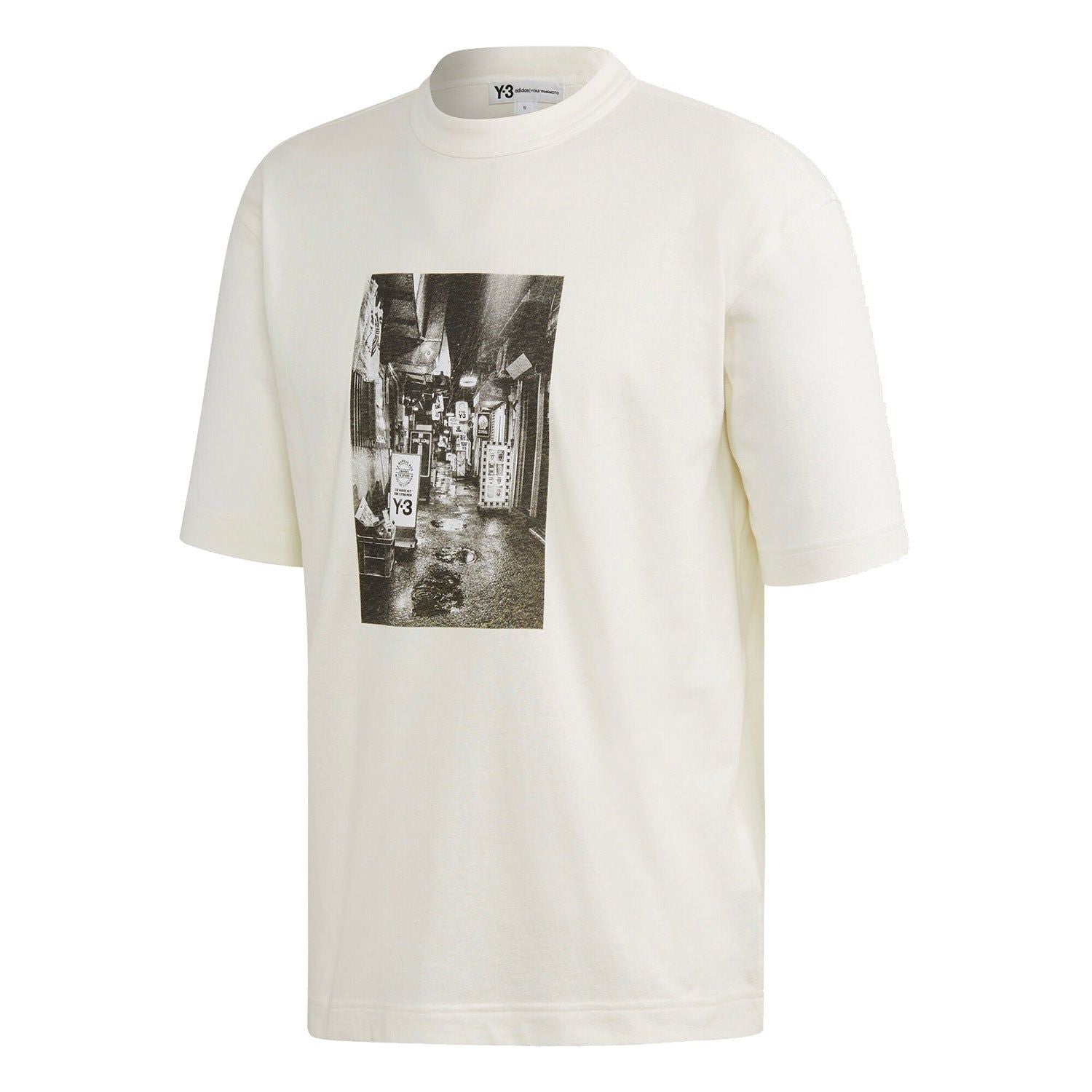 adidas Y-3 Alleyway Graphic T-Shirt - White - ViaductClothing - -