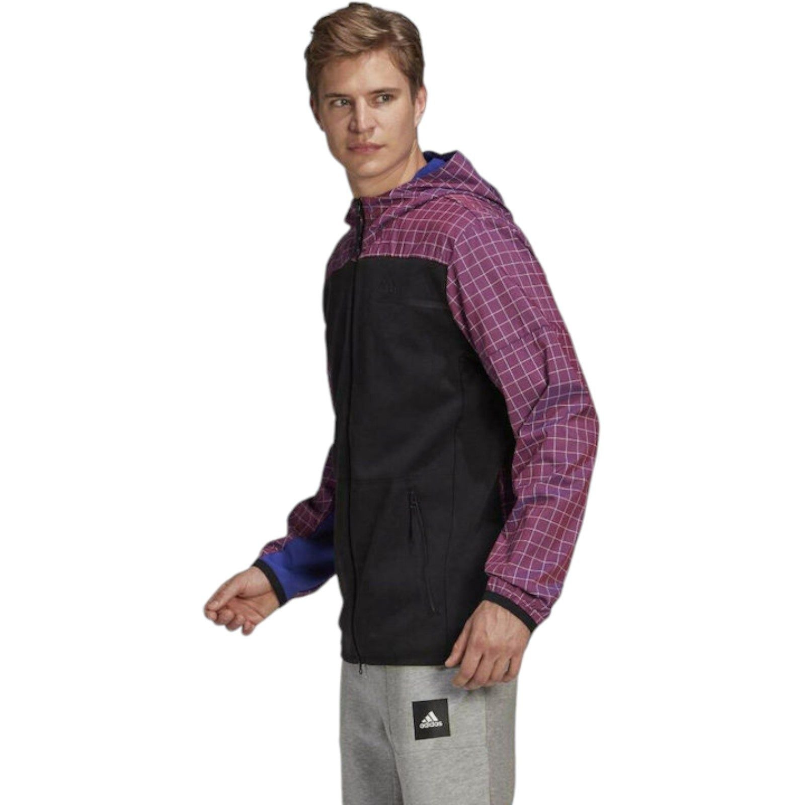 adidas Z.N.E. Sportswear Primeblue Hoodie - Black - ViaductClothing - -