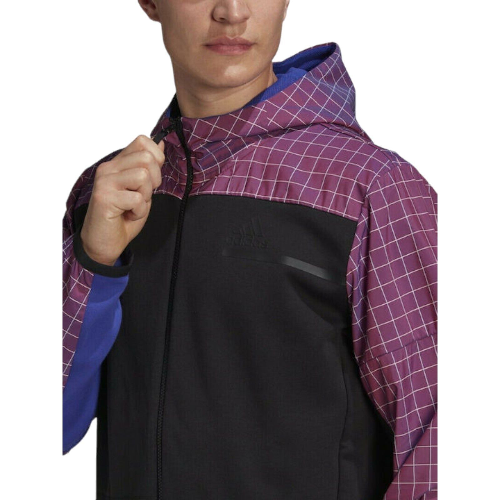 adidas Z.N.E. Sportswear Primeblue Hoodie - Black - ViaductClothing - -