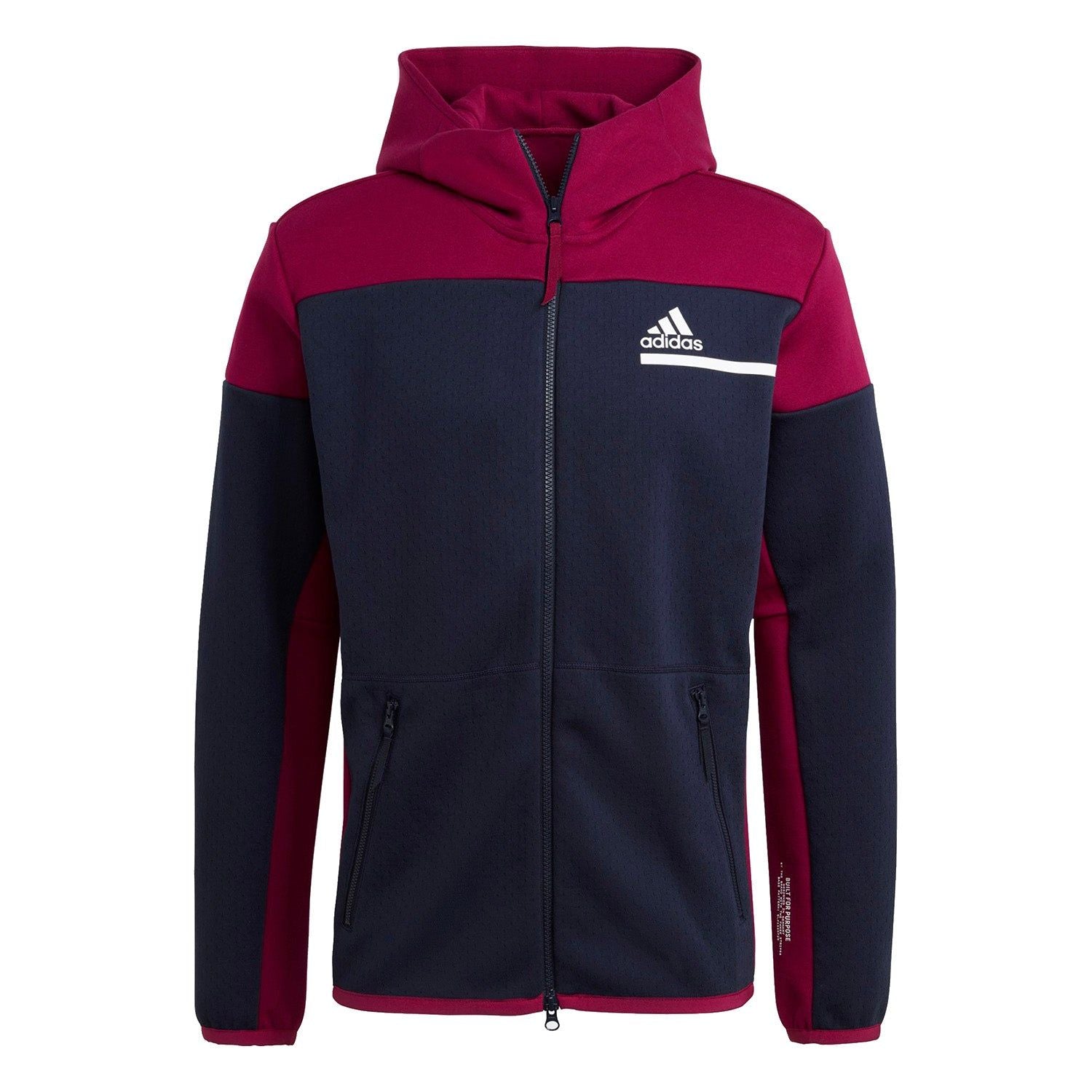 adidas ZNE Full-Zip Hoodie - Navy - ViaductClothing - -