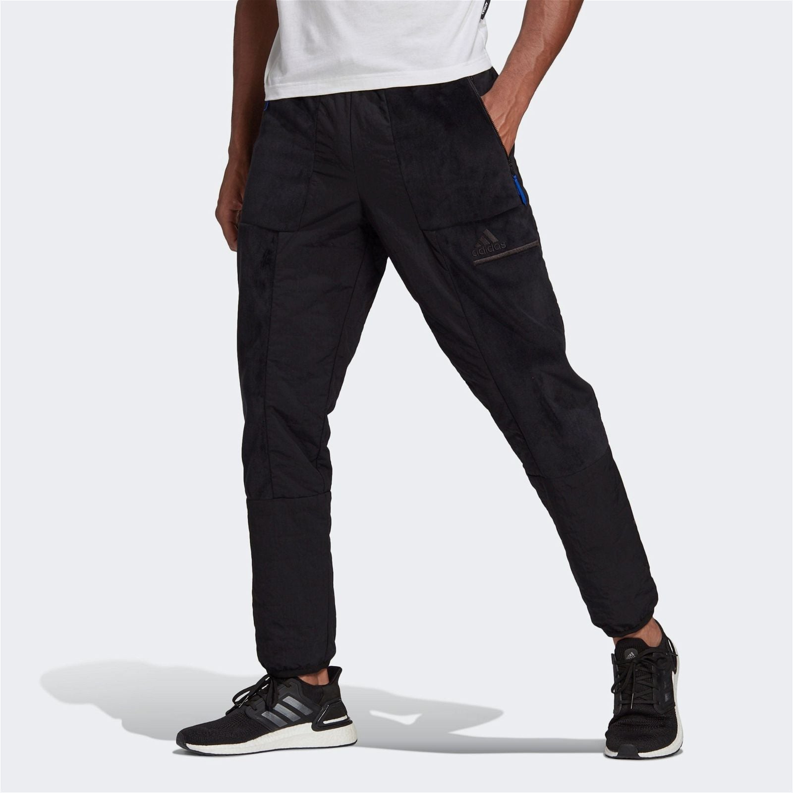 adidas ZNE Padded Tracksuit Bottoms - Black - ViaductClothing - -