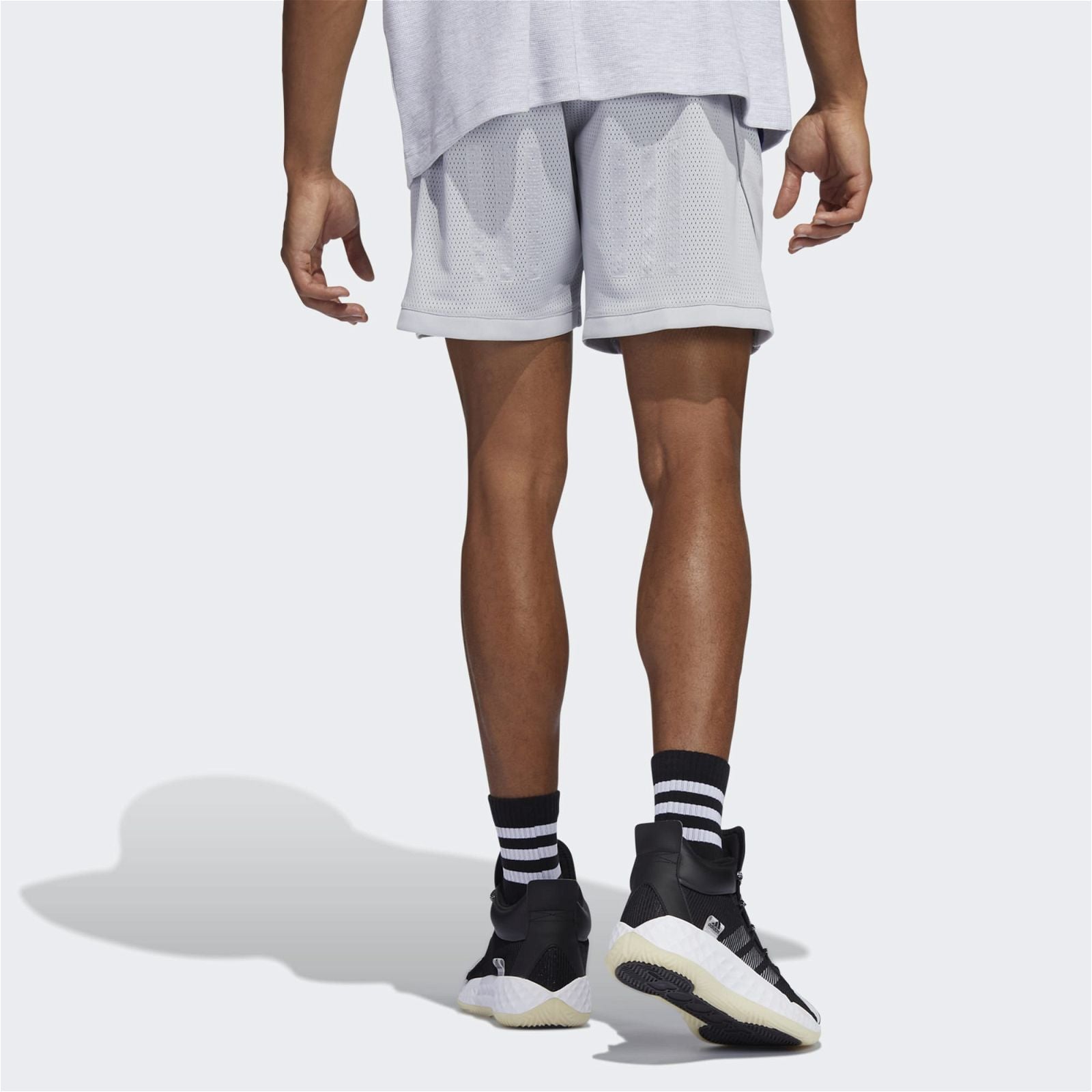 adidas x Daniel Patrick Basketball Hoops Mesh Shorts - Light Solid Grey - ViaductClothing - -