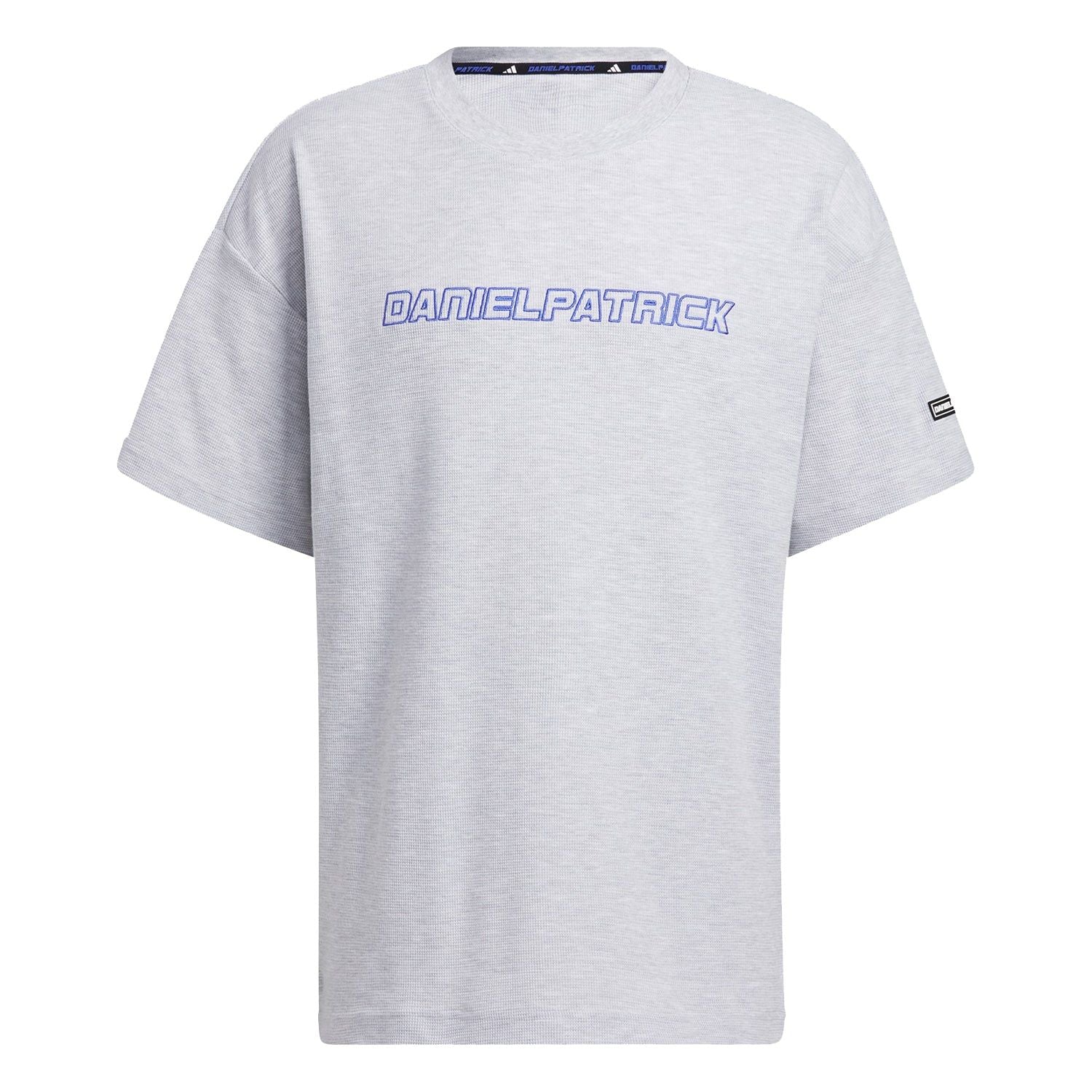 adidas x Daniel Patrick Hoops Thermal Tee - Grey - ViaductClothing - -