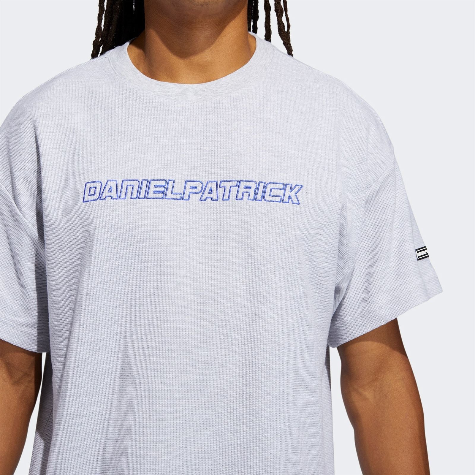 adidas x Daniel Patrick Hoops Thermal Tee - Grey - ViaductClothing - -