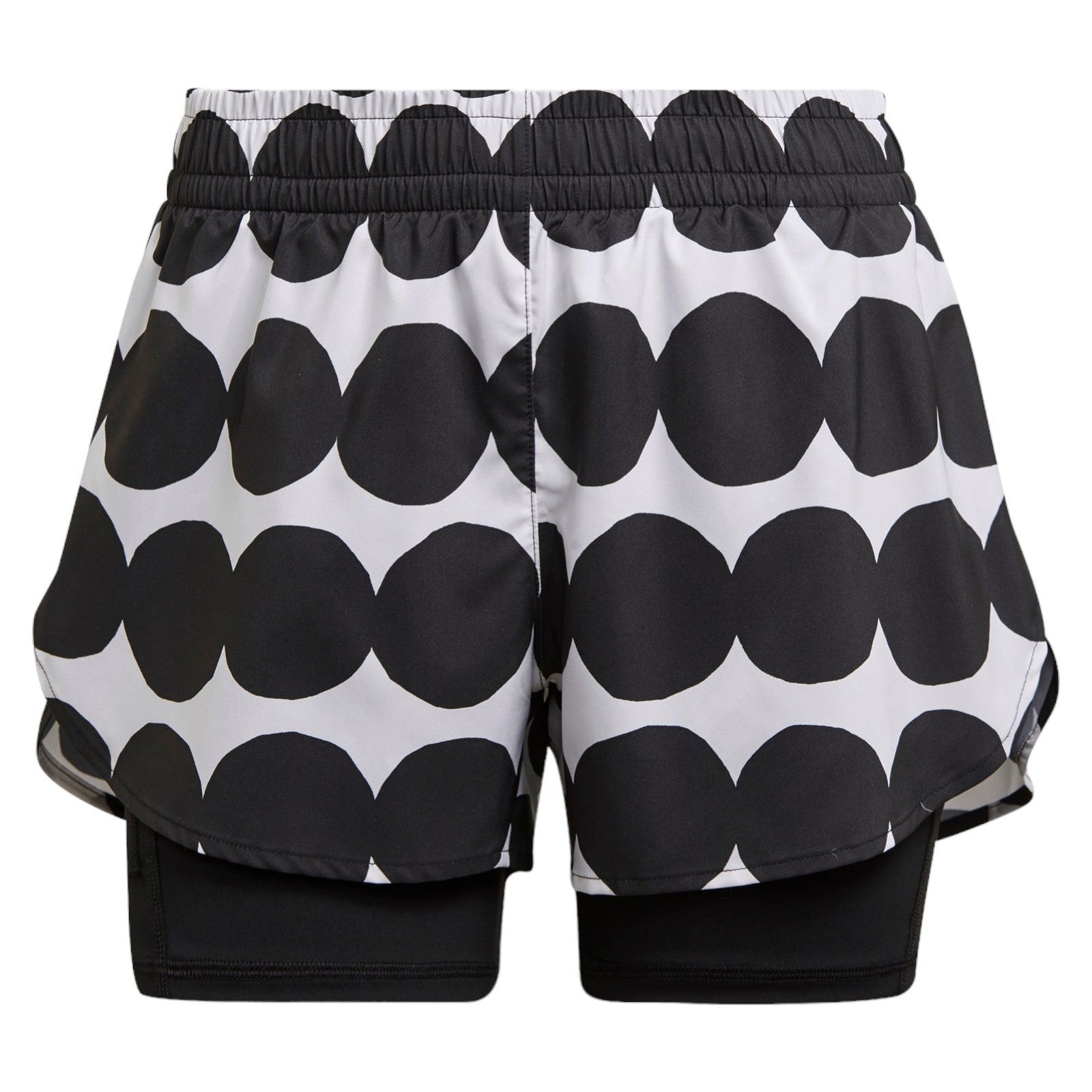 adidas x Marimekko Women's Marathon 20 Shorts - Black - ViaductClothing - -