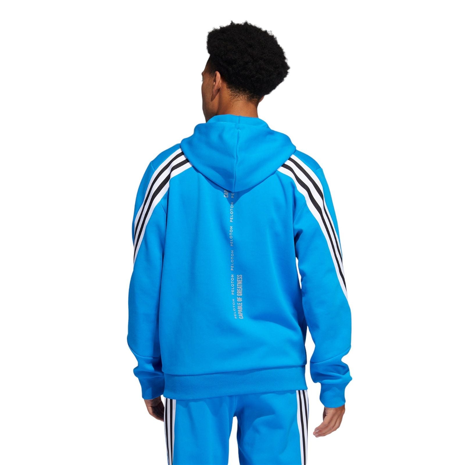 adidas x Peloton Full Zip Hoodie Jacket - Blue - ViaductClothing - -