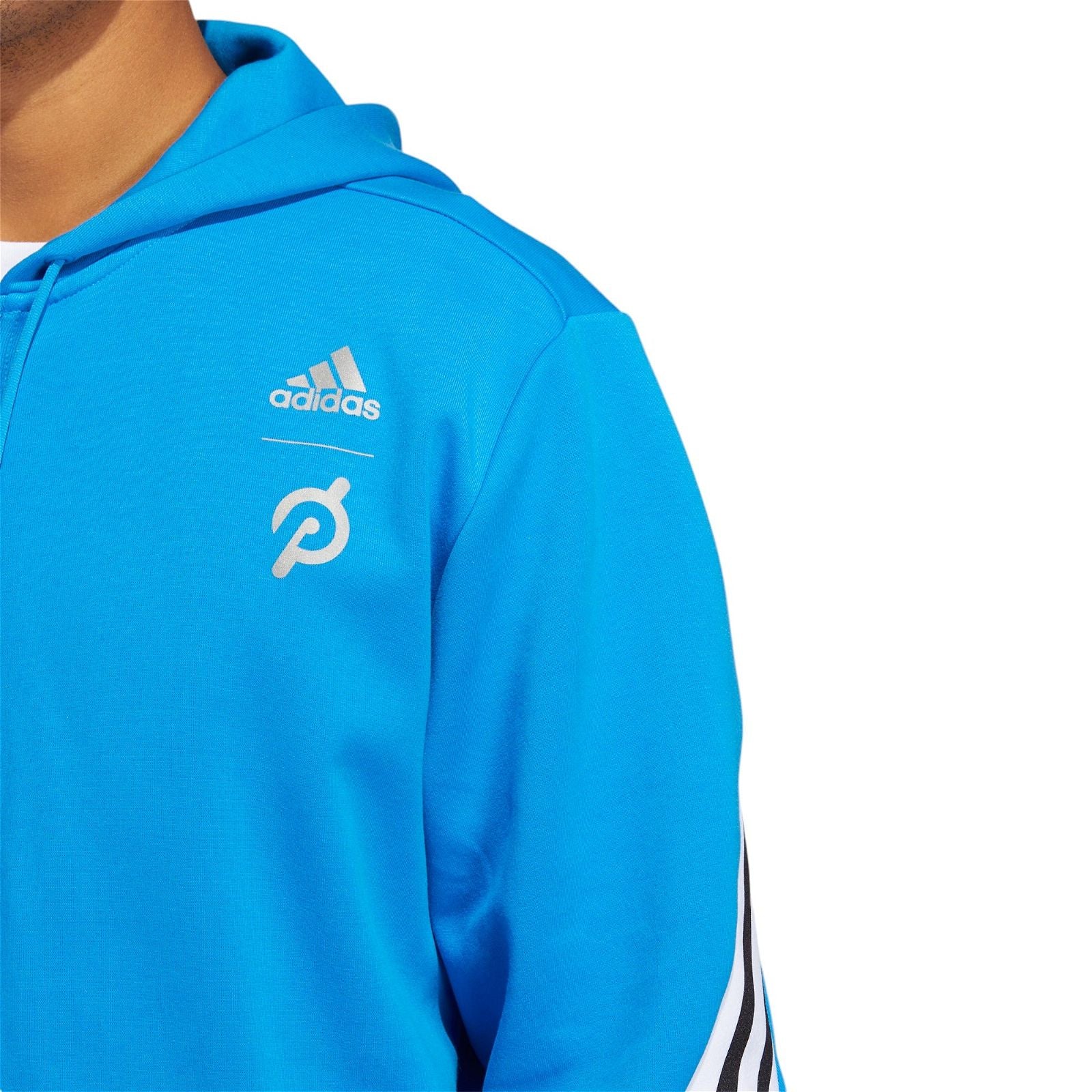 adidas x Peloton Full Zip Hoodie Jacket - Blue - ViaductClothing - -
