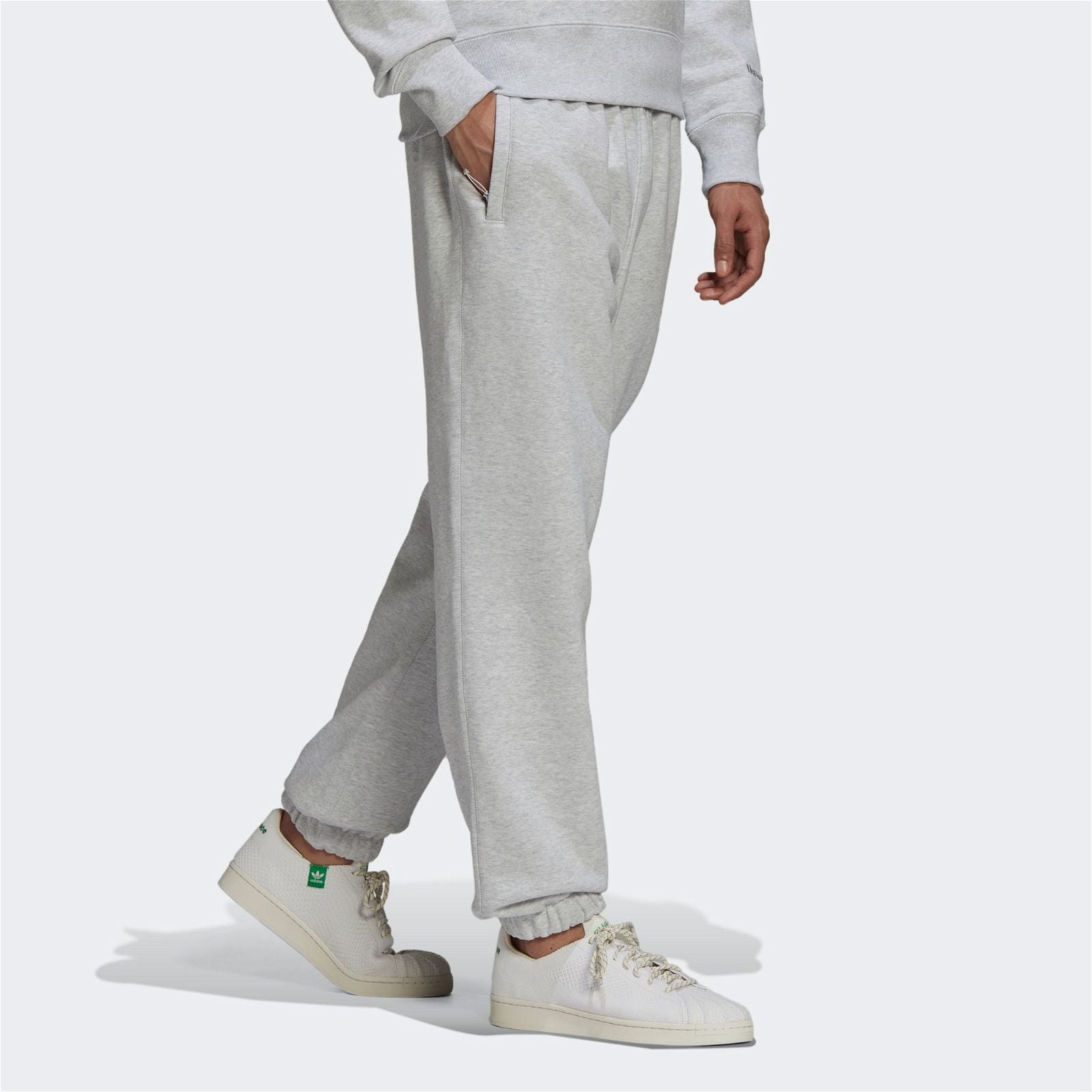 adidas x Pharrell Williams Basics Sweat Pants - Grey - ViaductClothing - -
