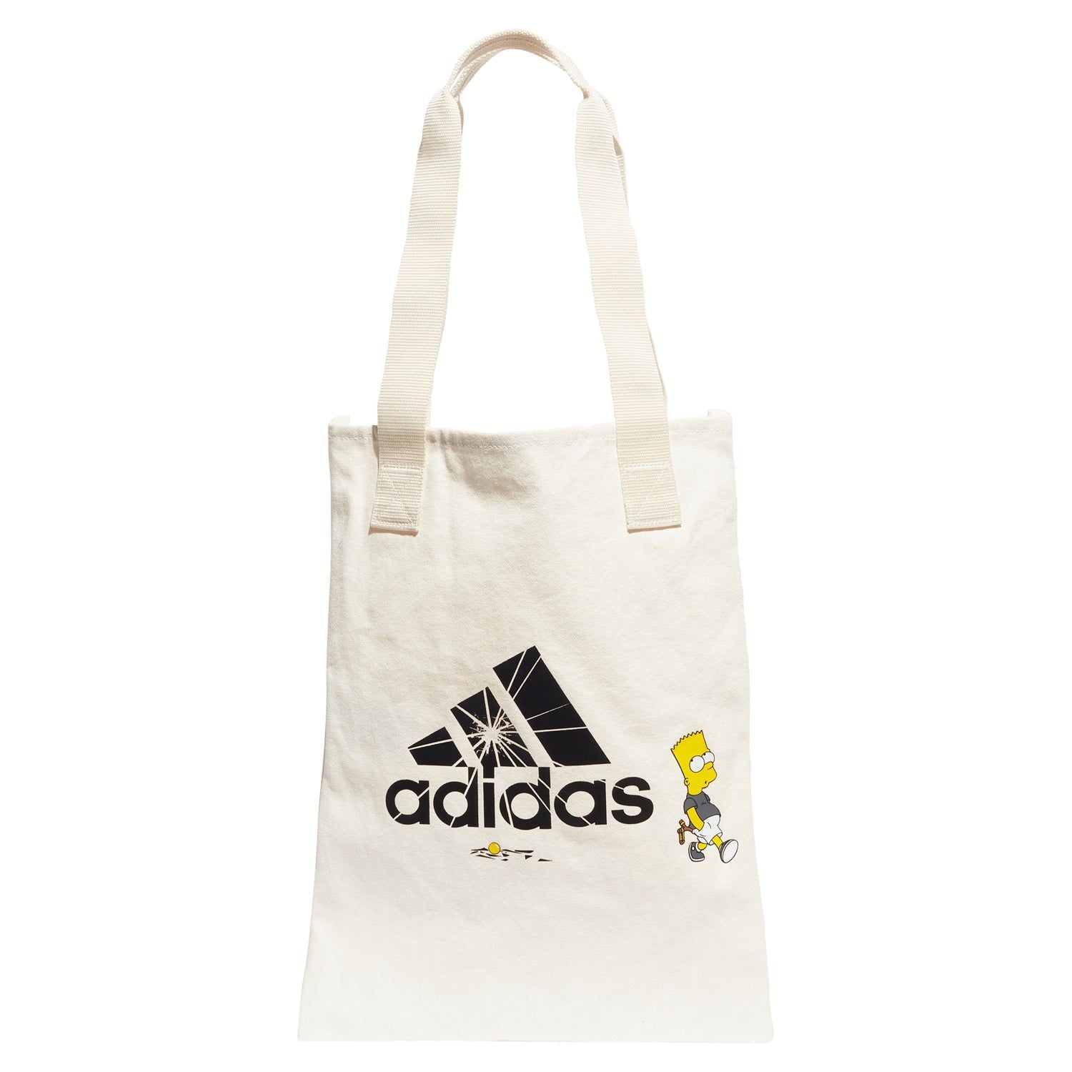 adidas x The Simpsons Bart Shopper Tote Bag - White - ViaductClothing - -