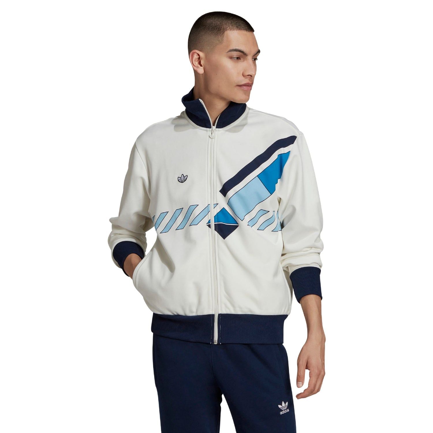 adidias Originals Archive Ivan Lendl Tennis Track Top - White - ViaductClothing - -